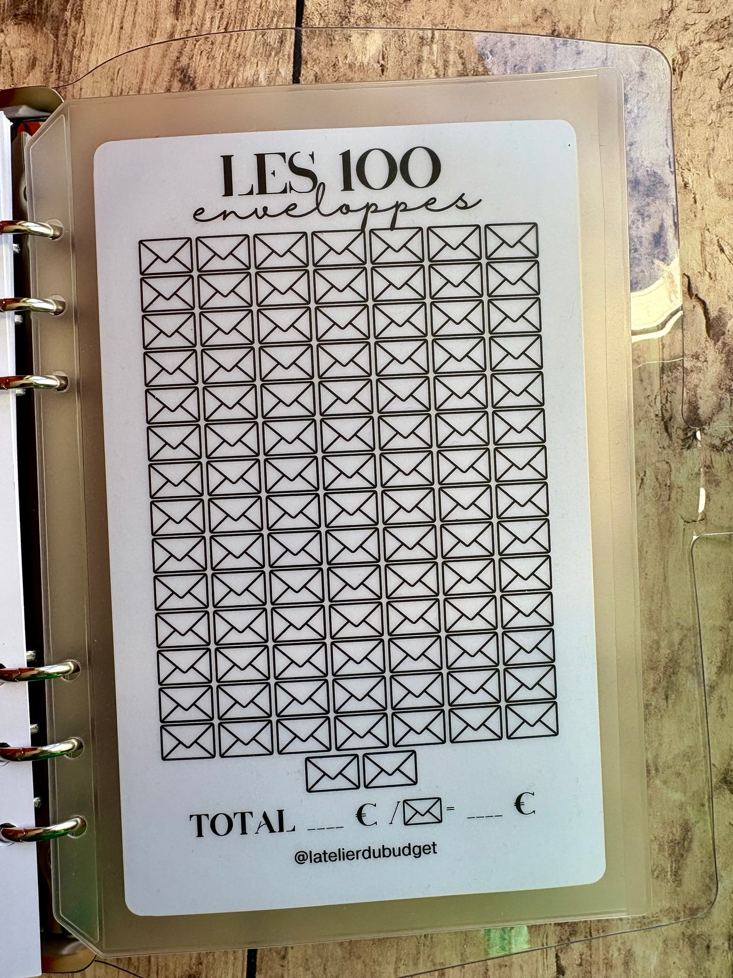 Défi 100 enveloppes - format A5