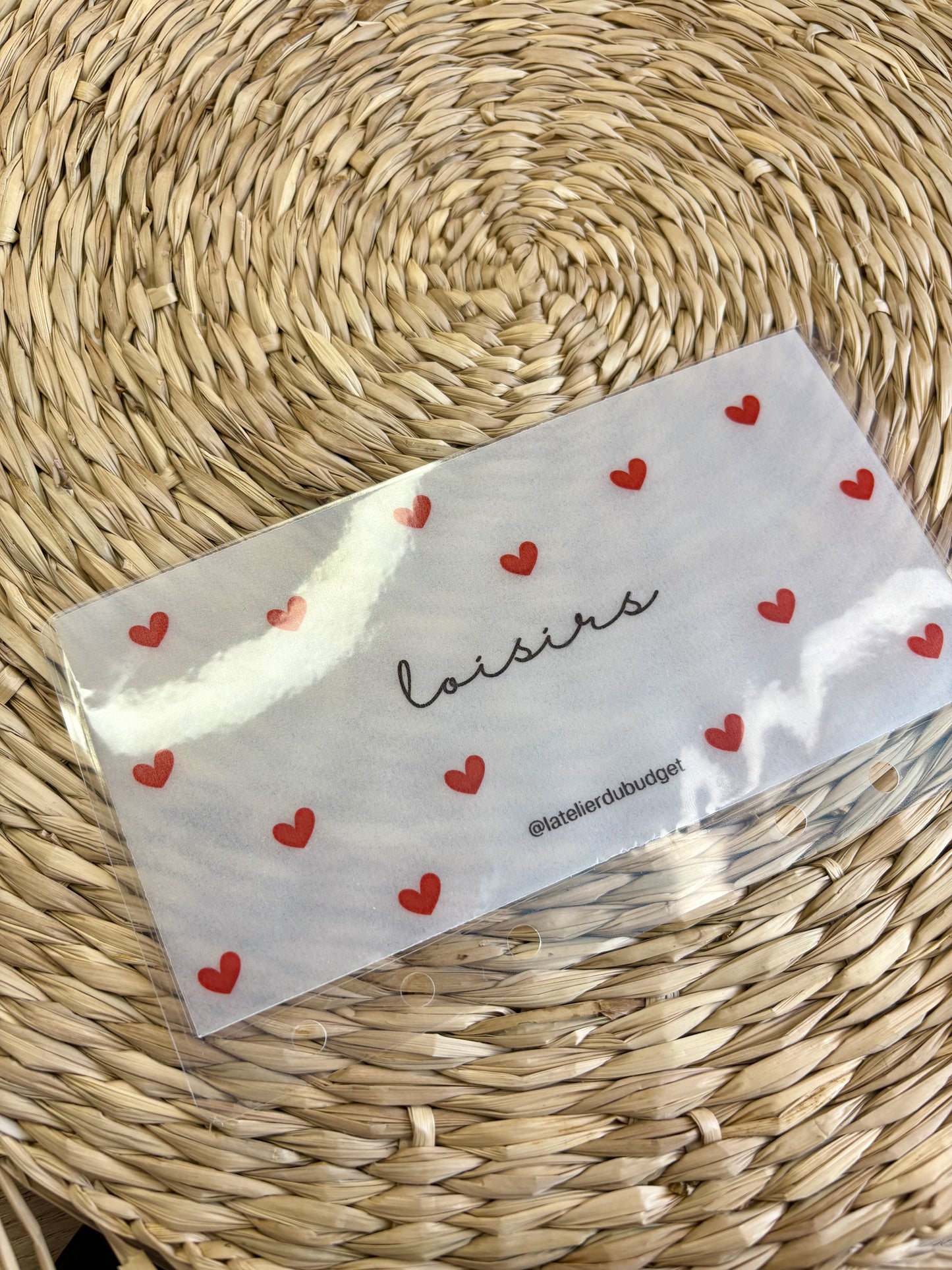 Enveloppe catégorie A6 #coeur rouge