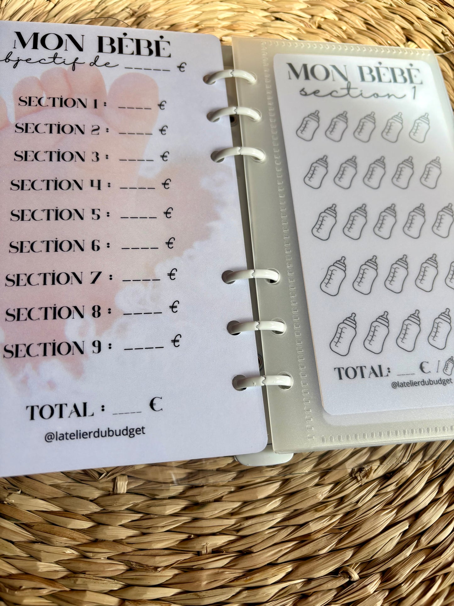 Classeur bébé molletonné - A6