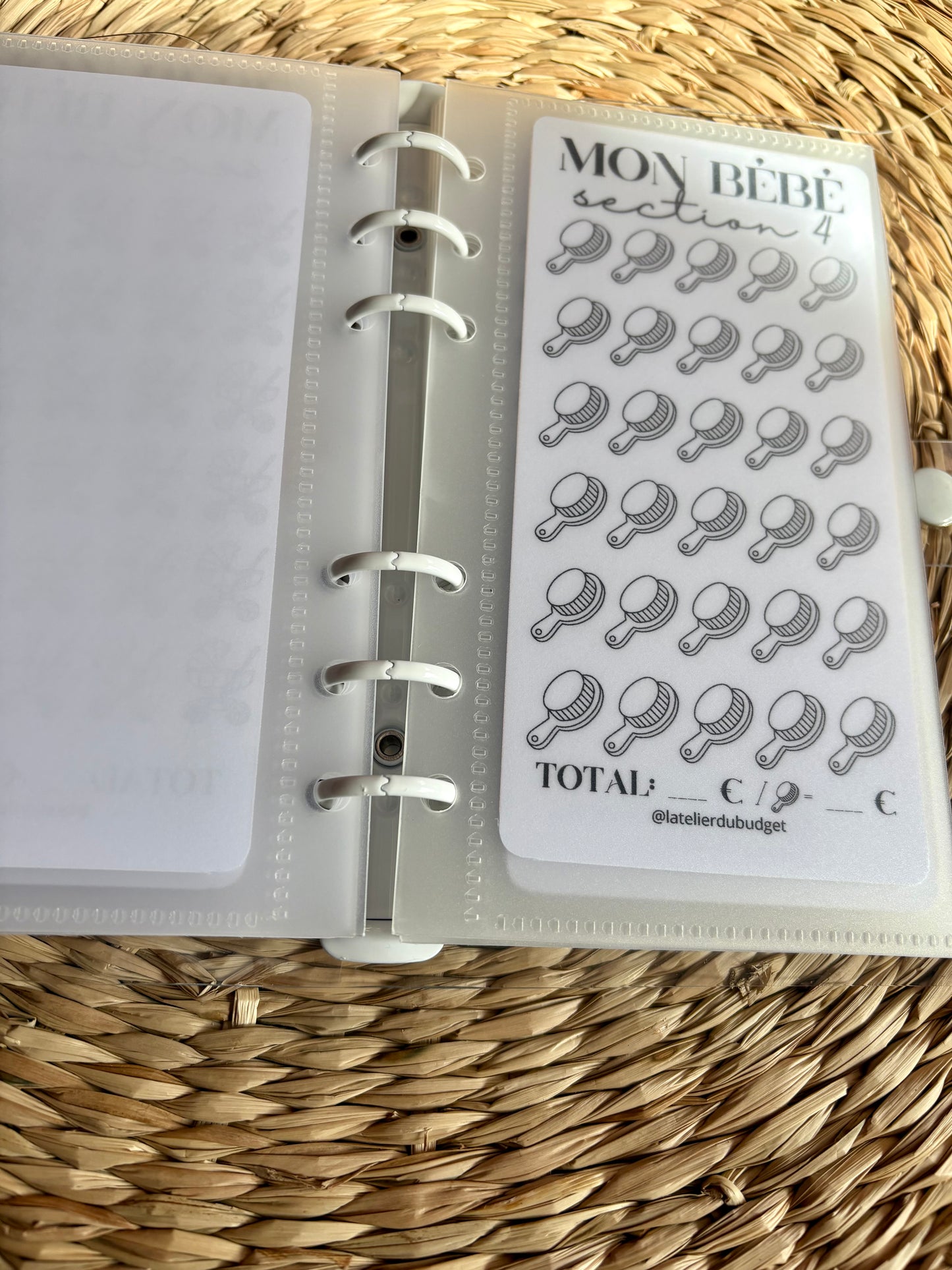 Classeur bébé molletonné - A6