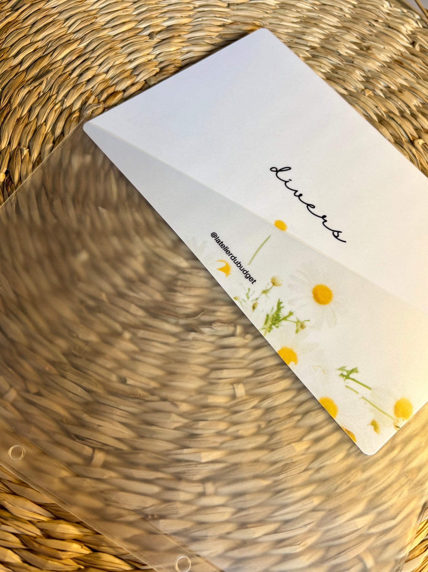 Insert pour enveloppes A5 à l'unité #5