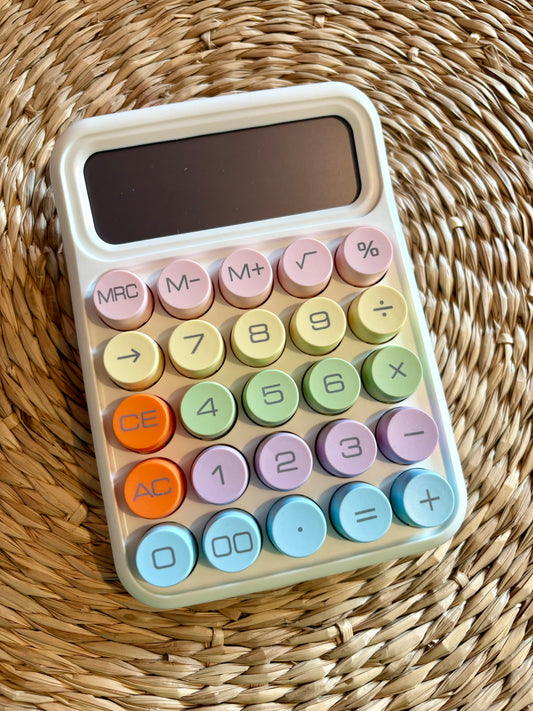 Calculatrice blanche