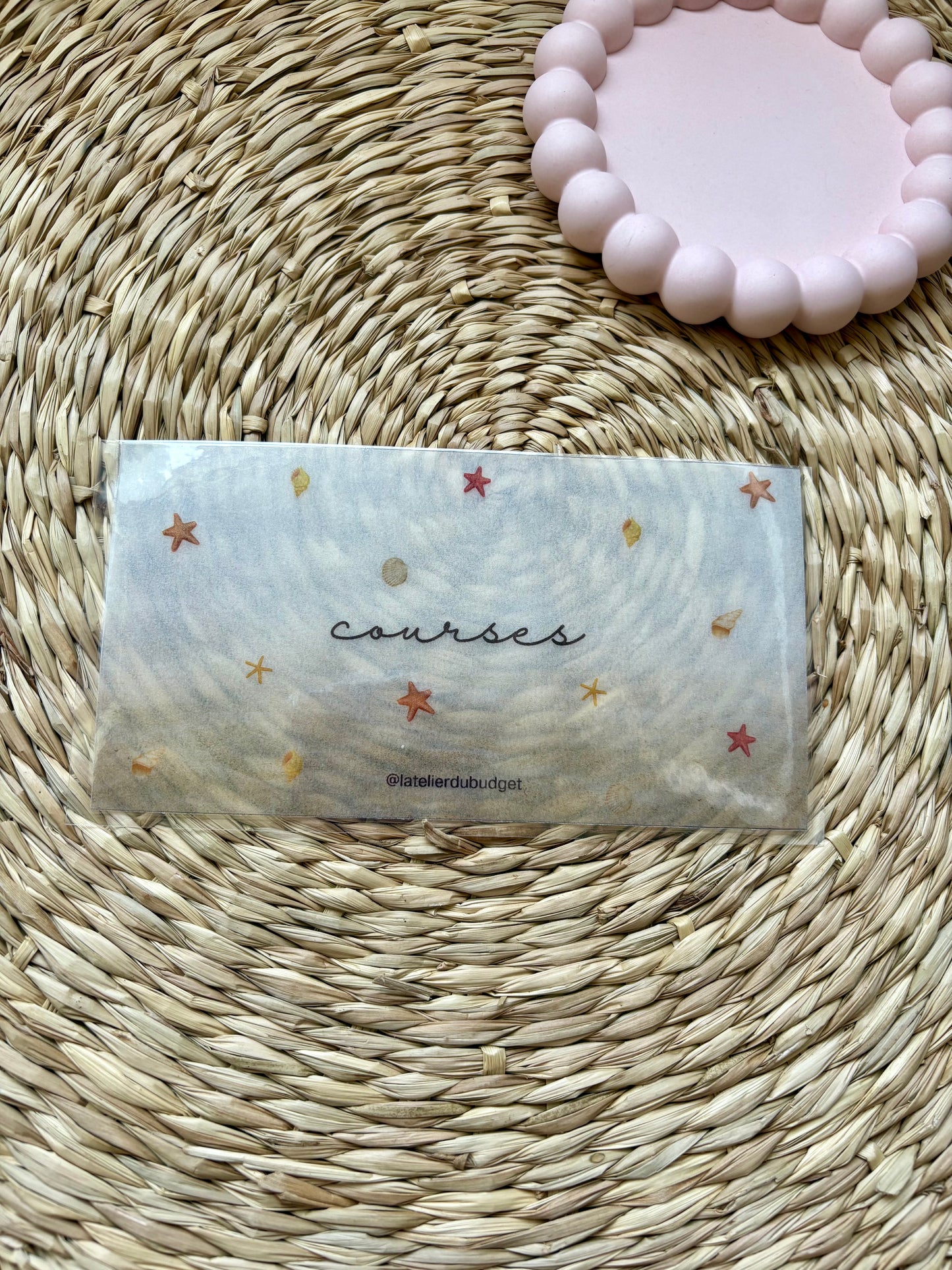 Enveloppes pour porte feuille #sable