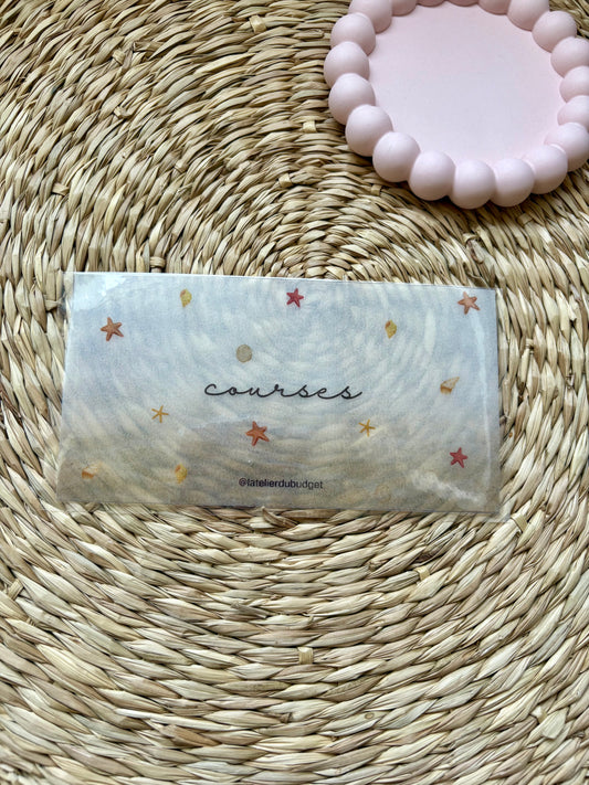 Enveloppes pour porte feuille #sable