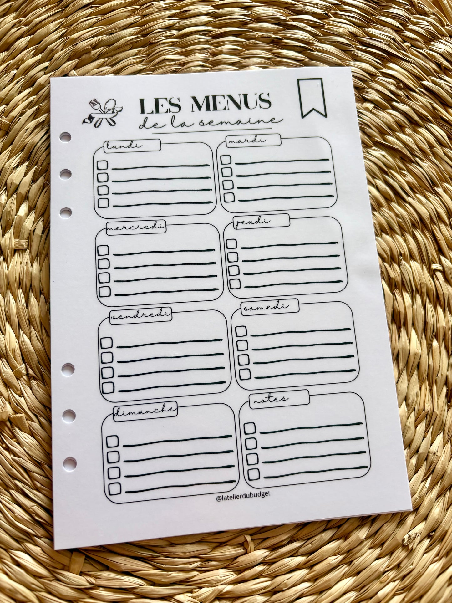 Pages "organisation" - format A5