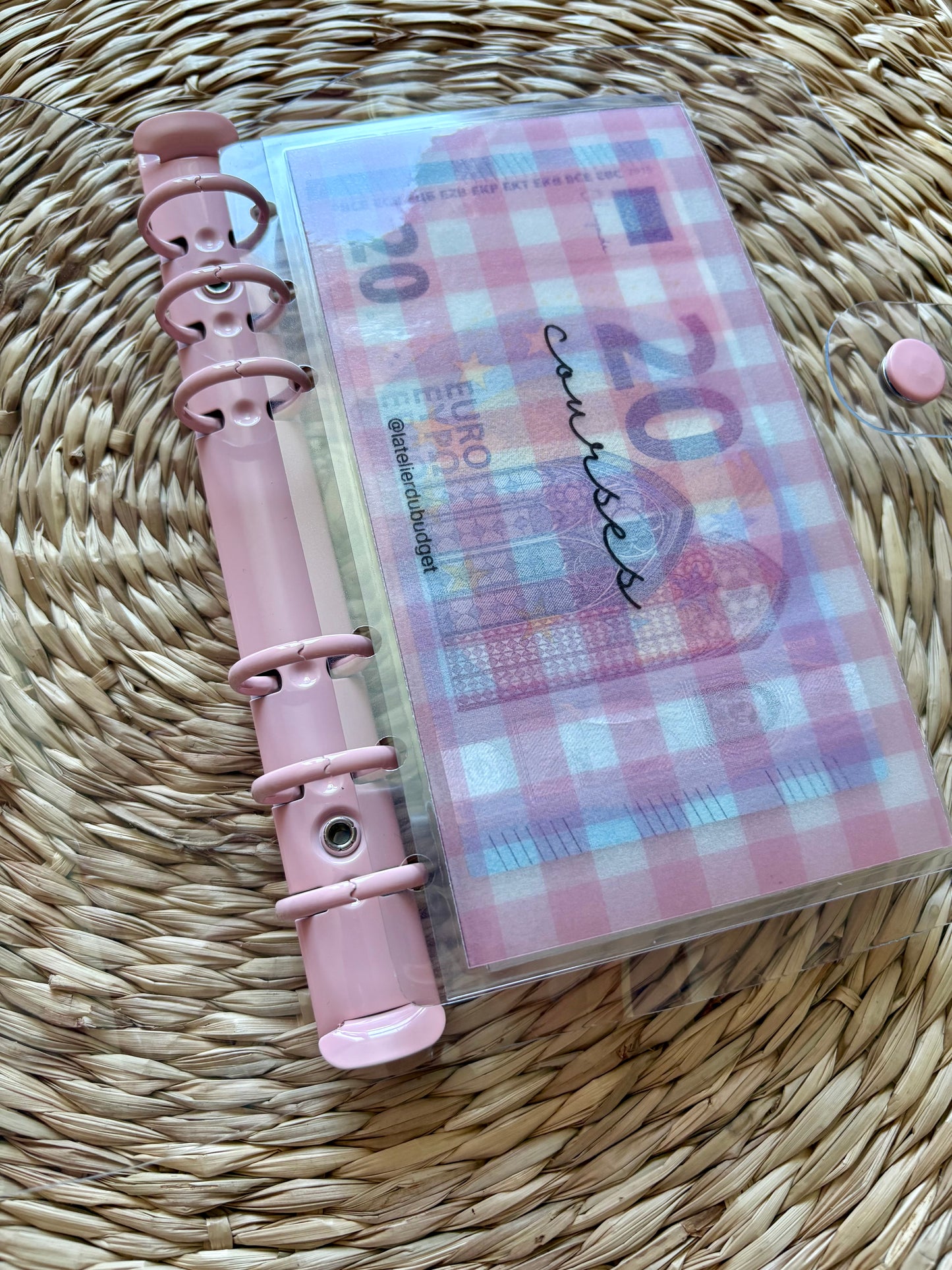 Enveloppe catégorie A6 #vichy rose
