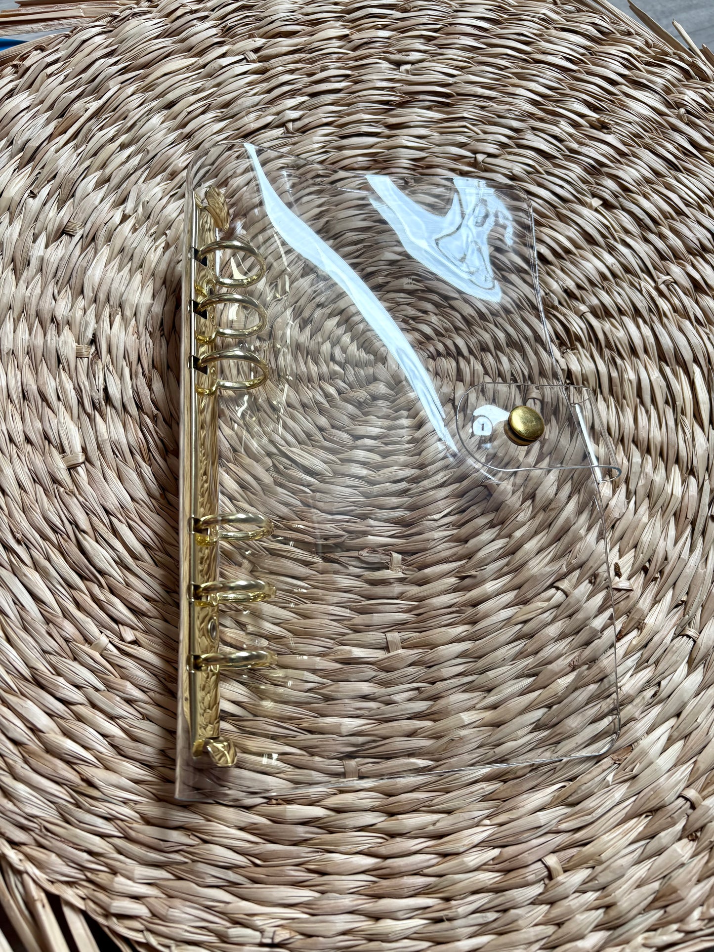 Classeur A6 - Or transparent