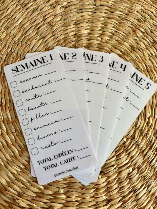 Pack de trackers 5 semaines