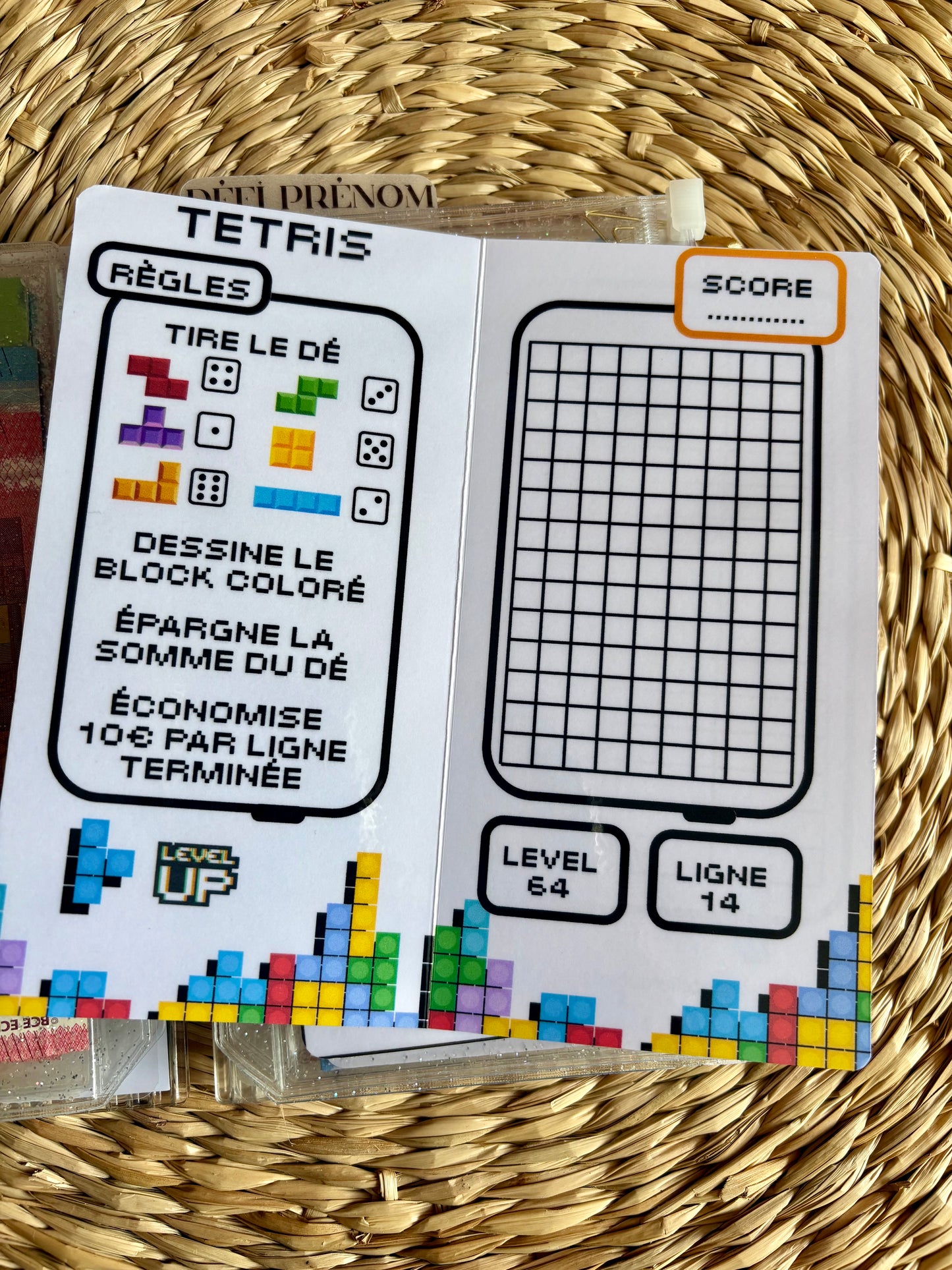 Défi plateau Tetris