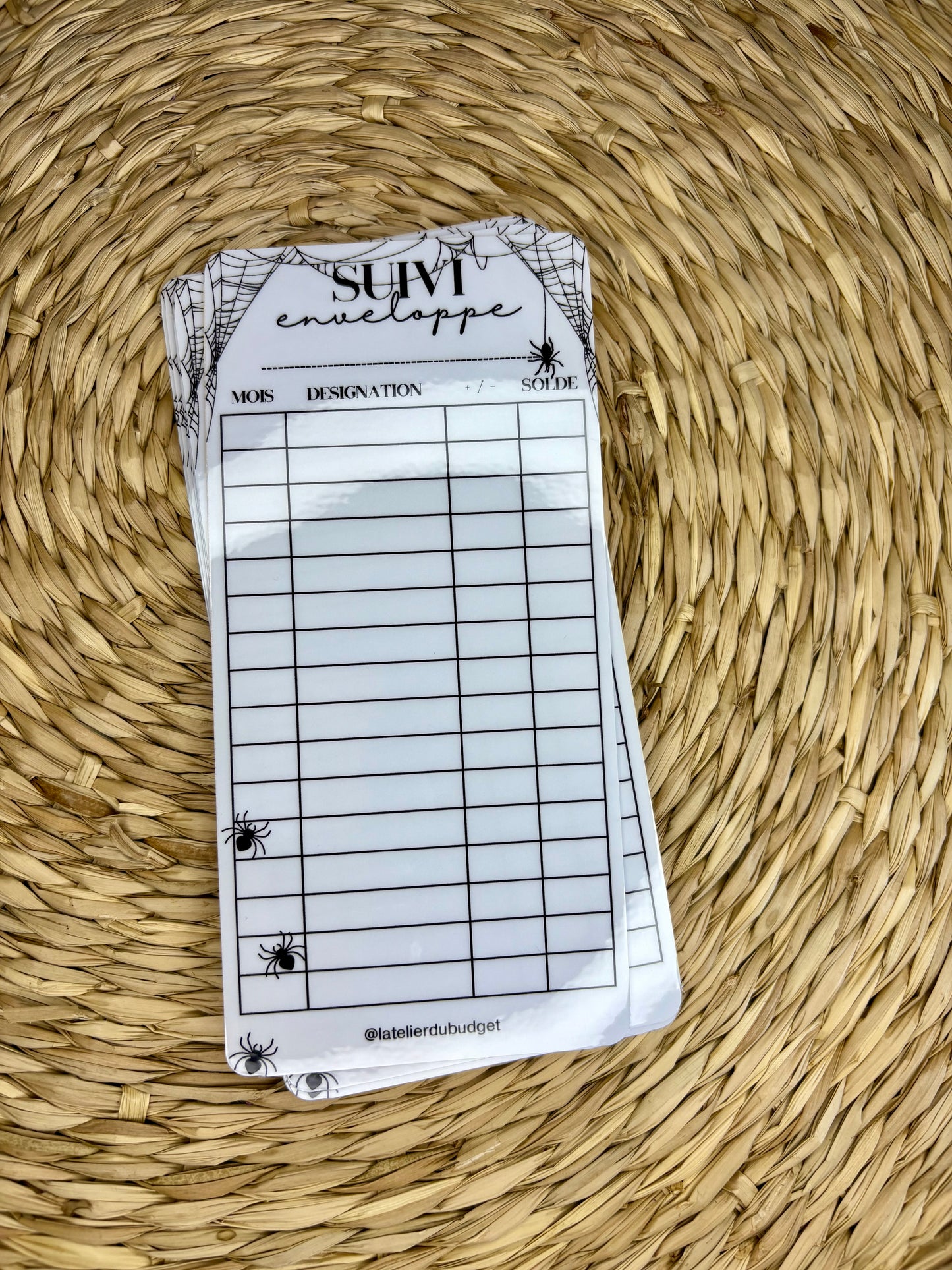 Pack de 6 trackers suivi - A6 Halloween