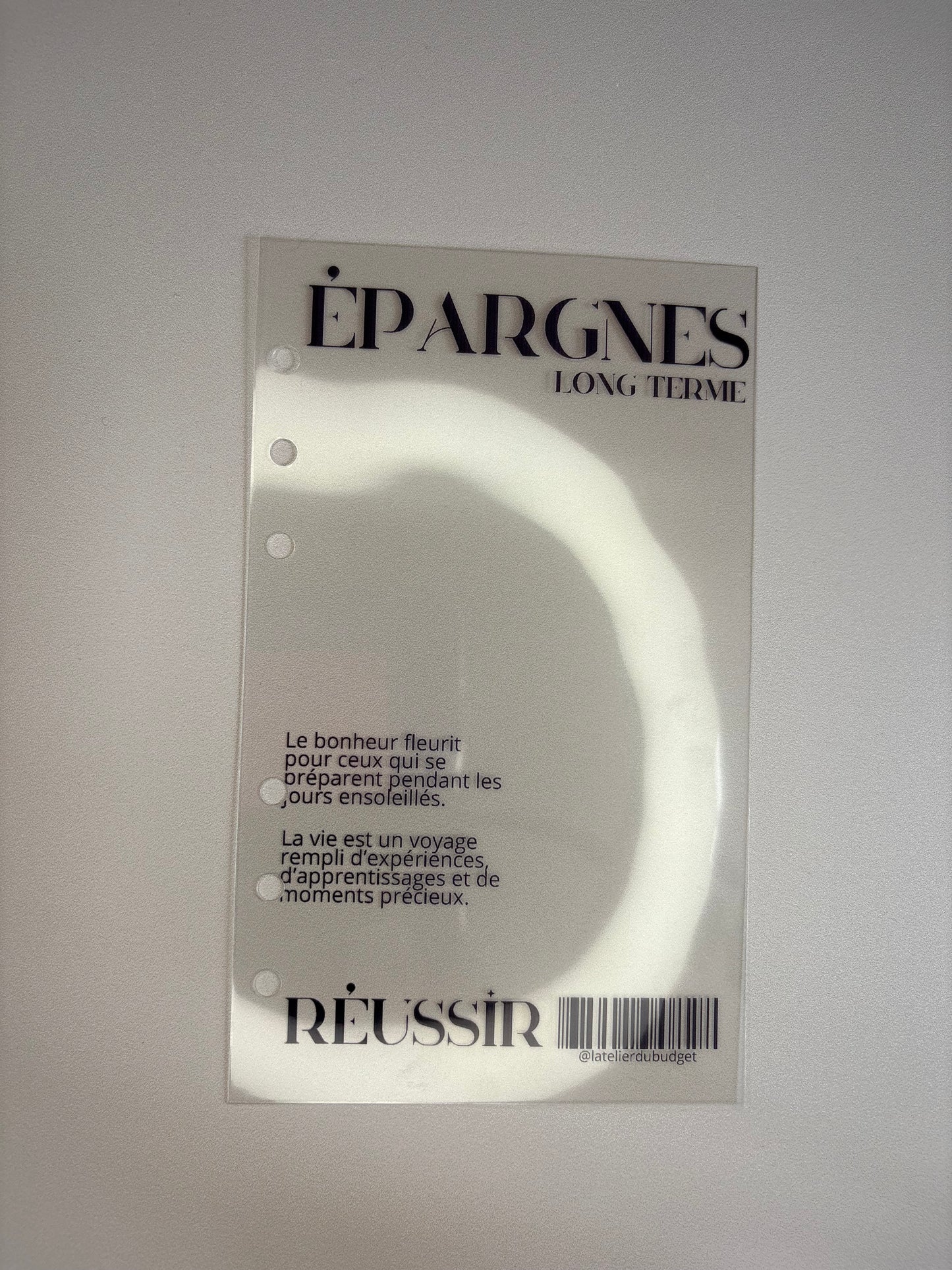 Page de garde transparente - A6 Magazine