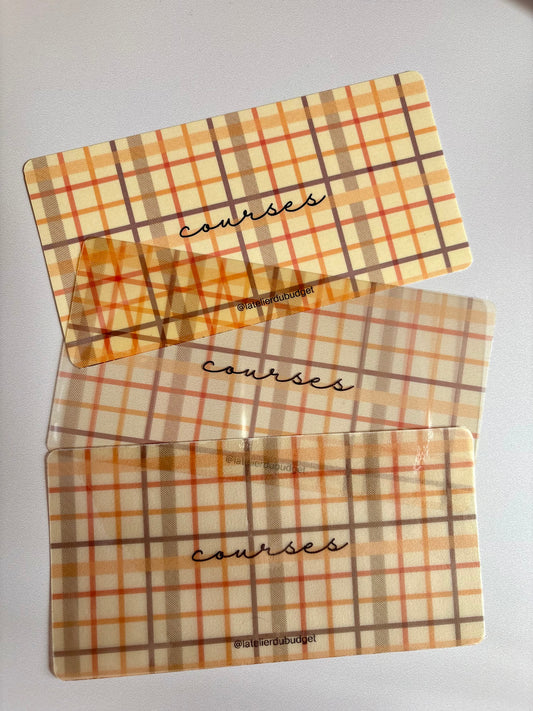 Insert pour enveloppes A6 à l'unité #Tartan