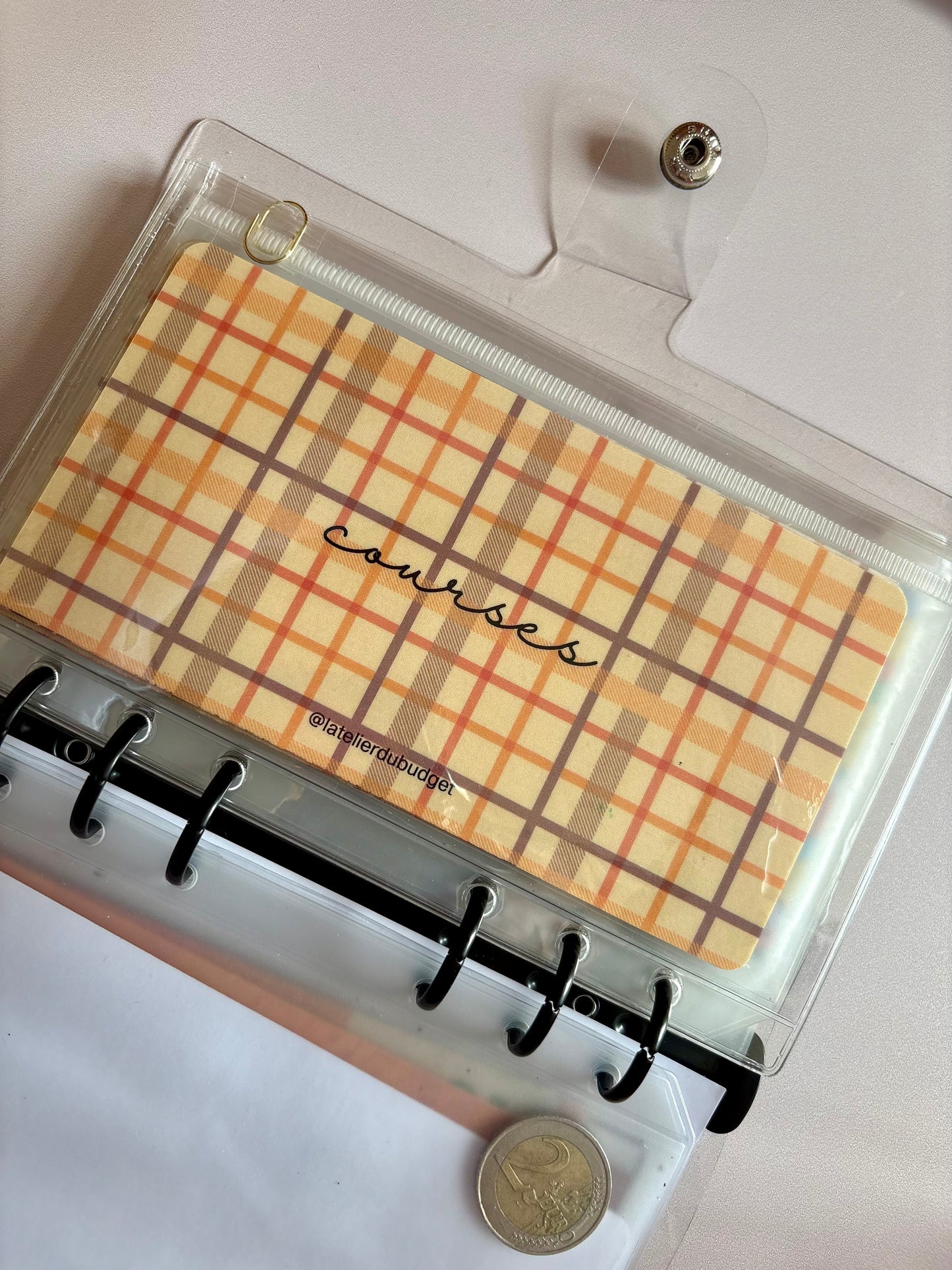 Insert pour enveloppes A6 à l'unité #Tartan