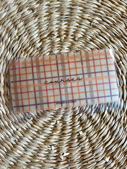 Enveloppe catégorie A6 #Tartan