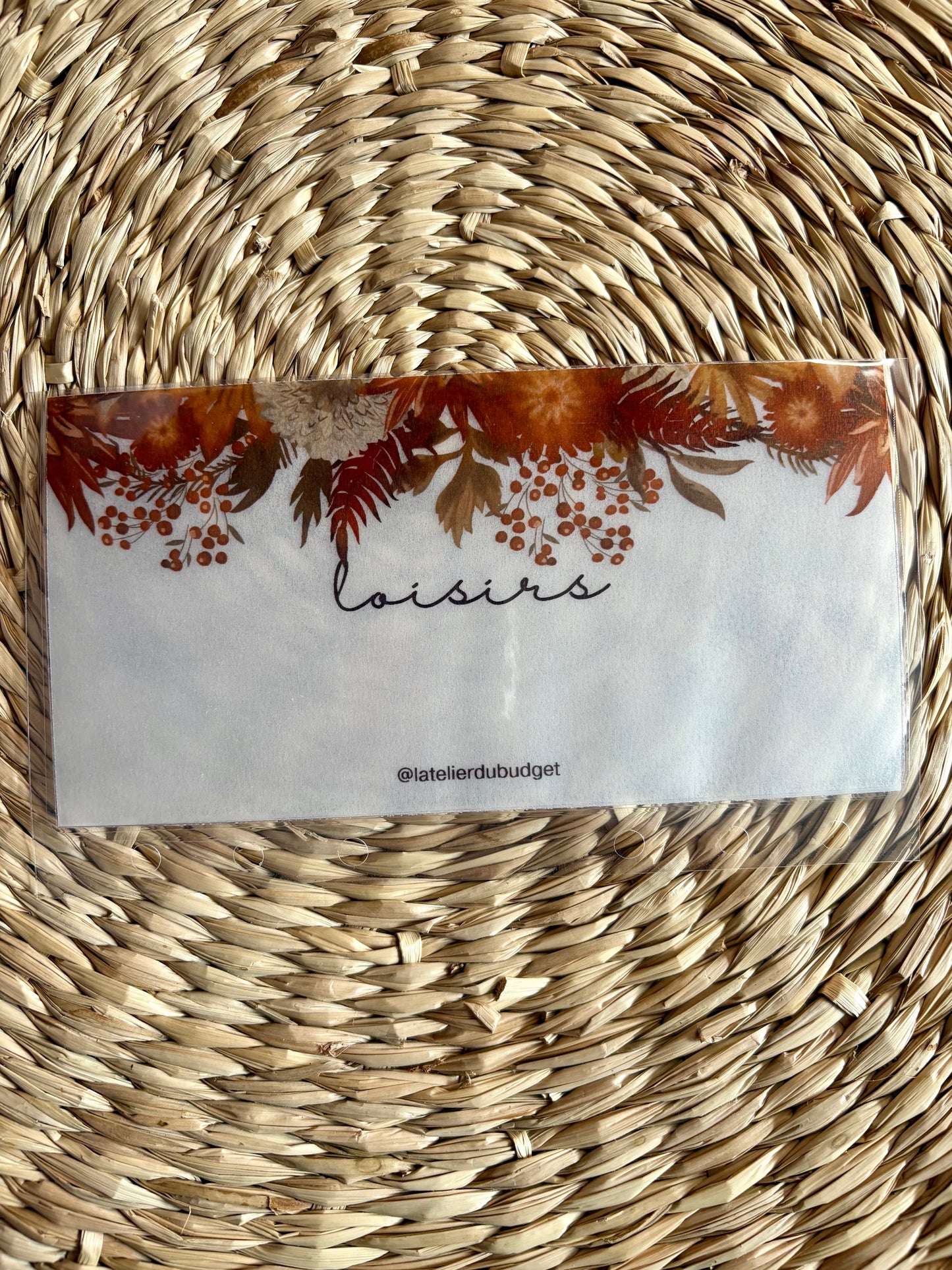 Enveloppe catégorie A6 #Automne