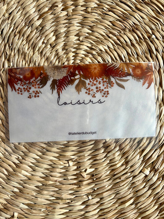 Enveloppe catégorie A6 #Automne