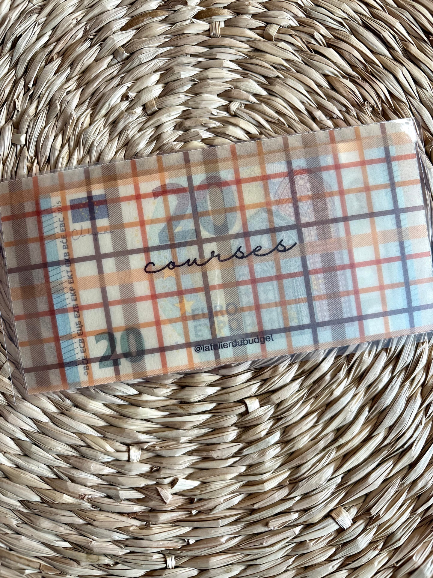 Enveloppes pour porte feuille #tartan