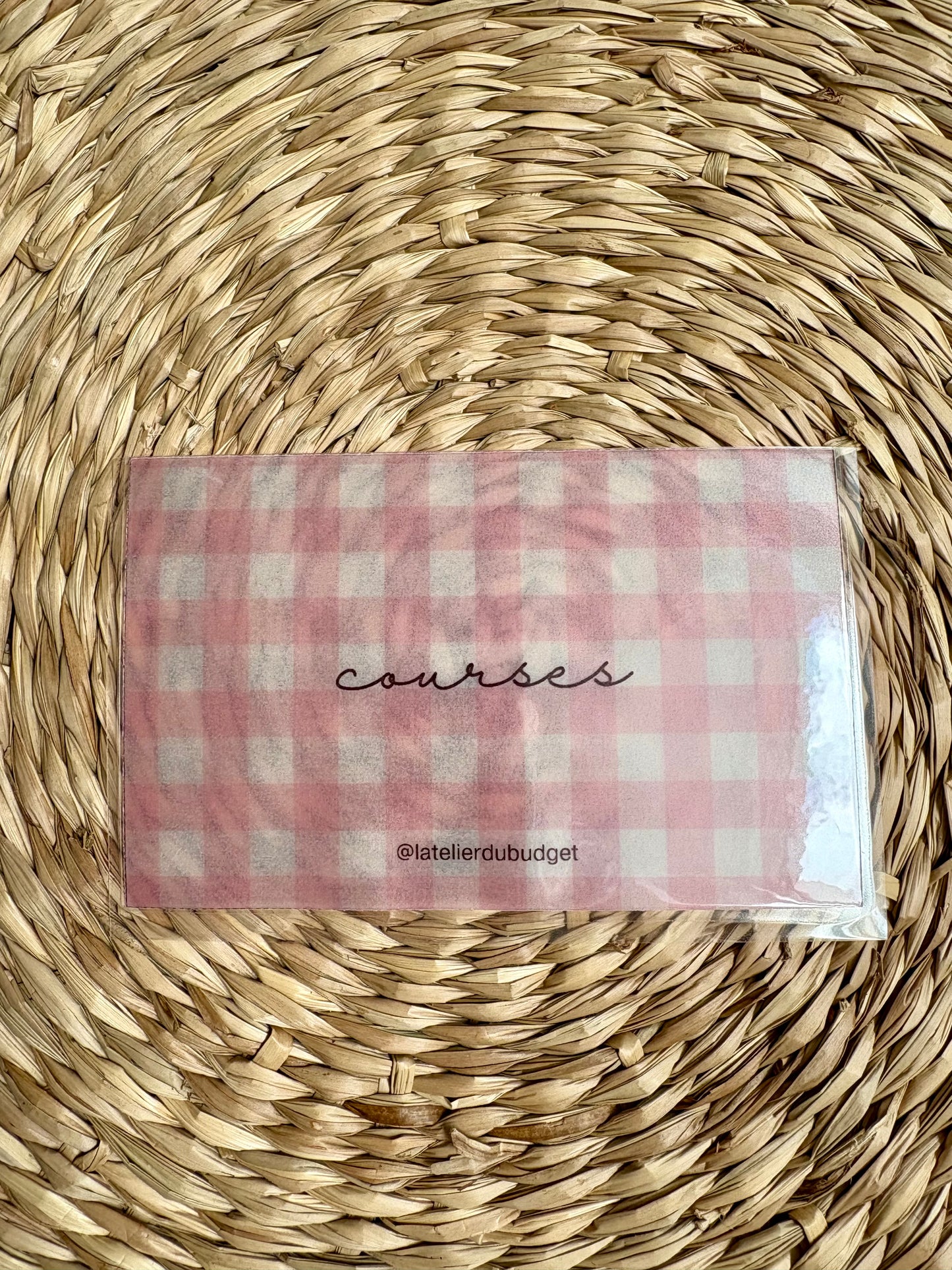 Enveloppes porte feuille A7
