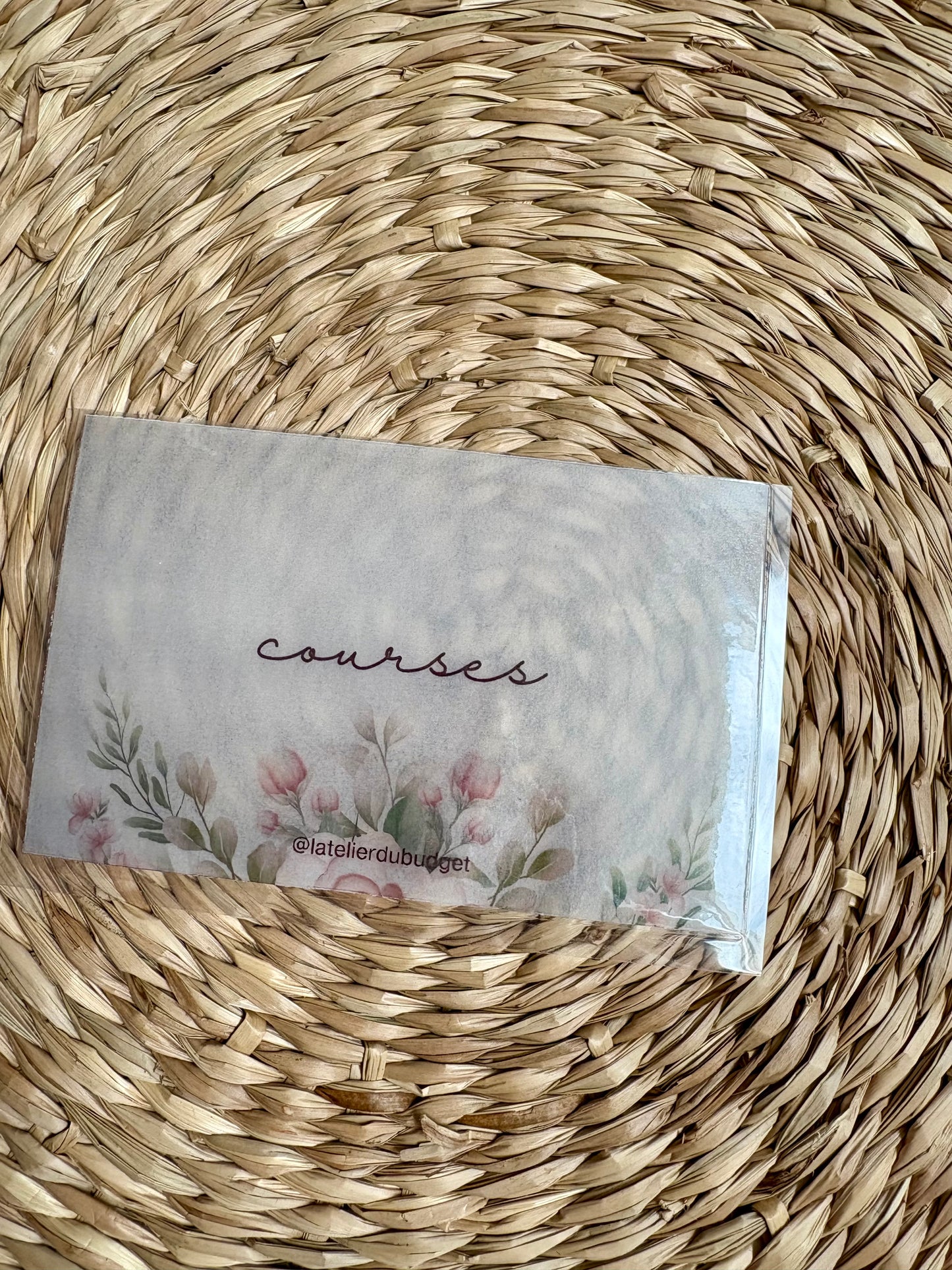 Enveloppes porte feuille A7