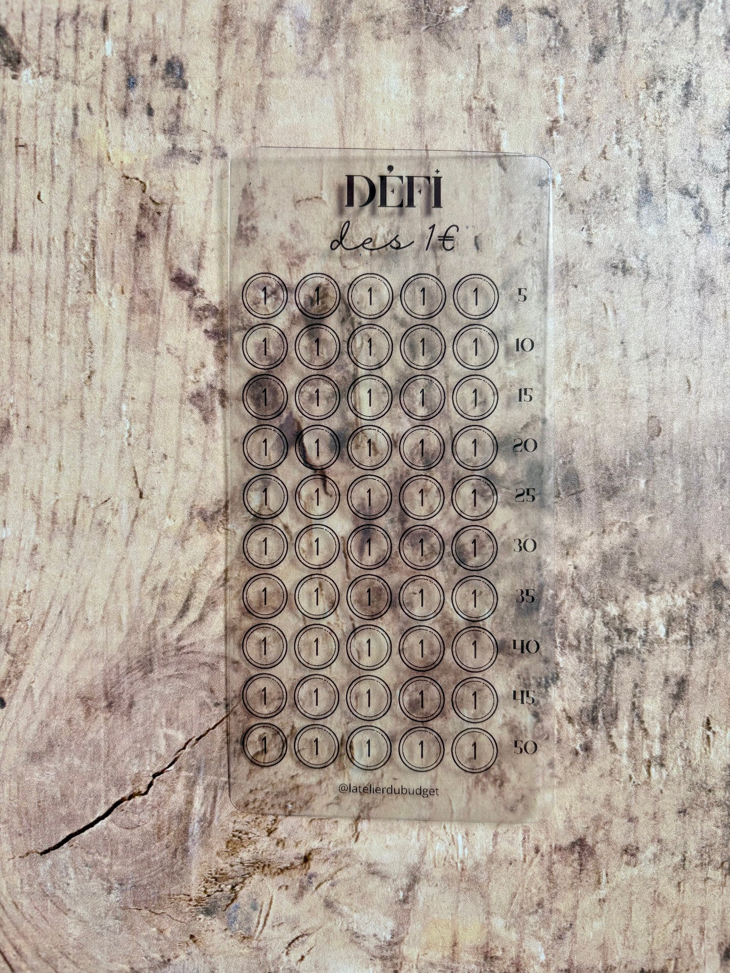Défi des 1€ - A6 NEW