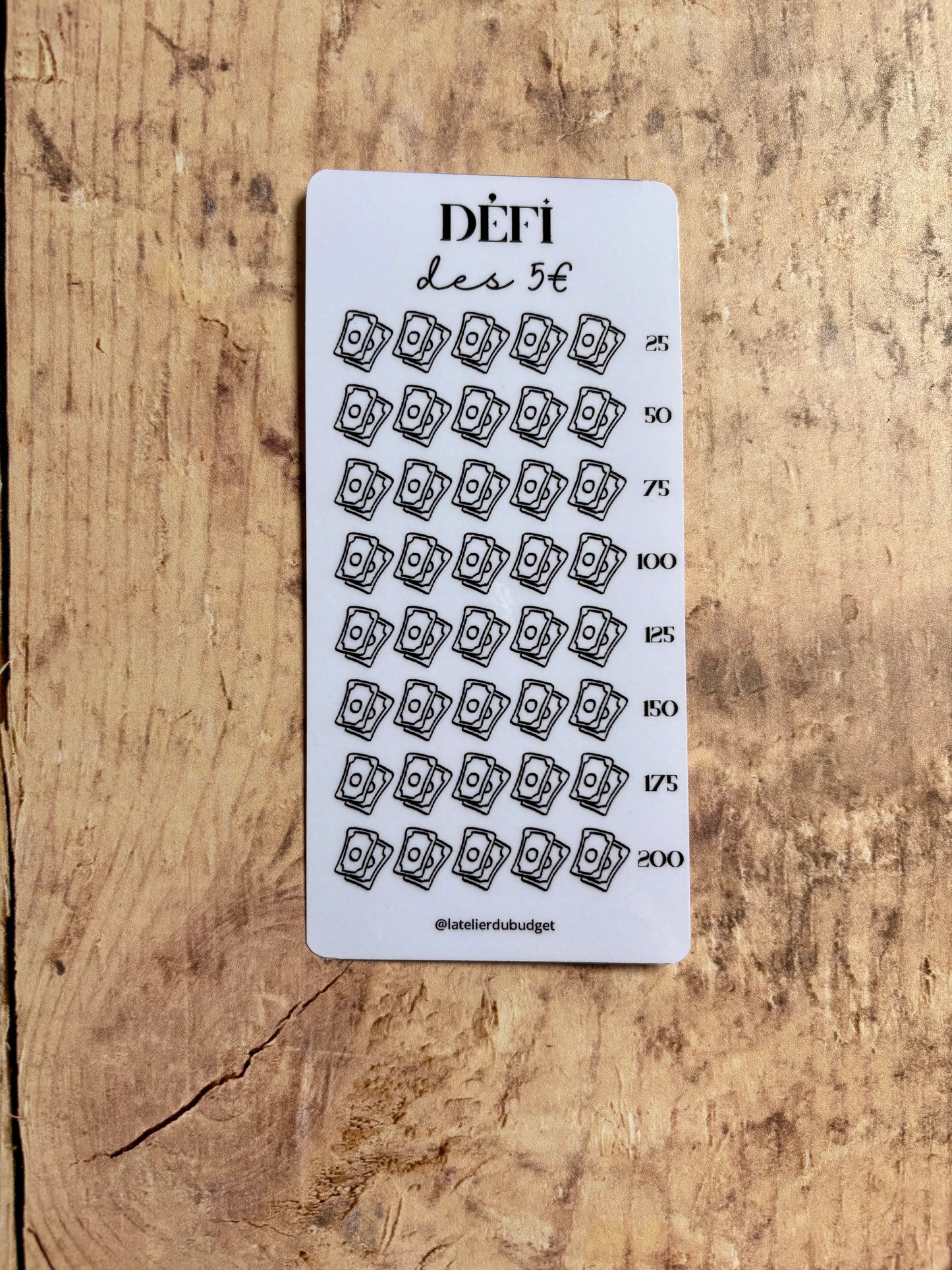 Défi des 5€ - A6 NEW
