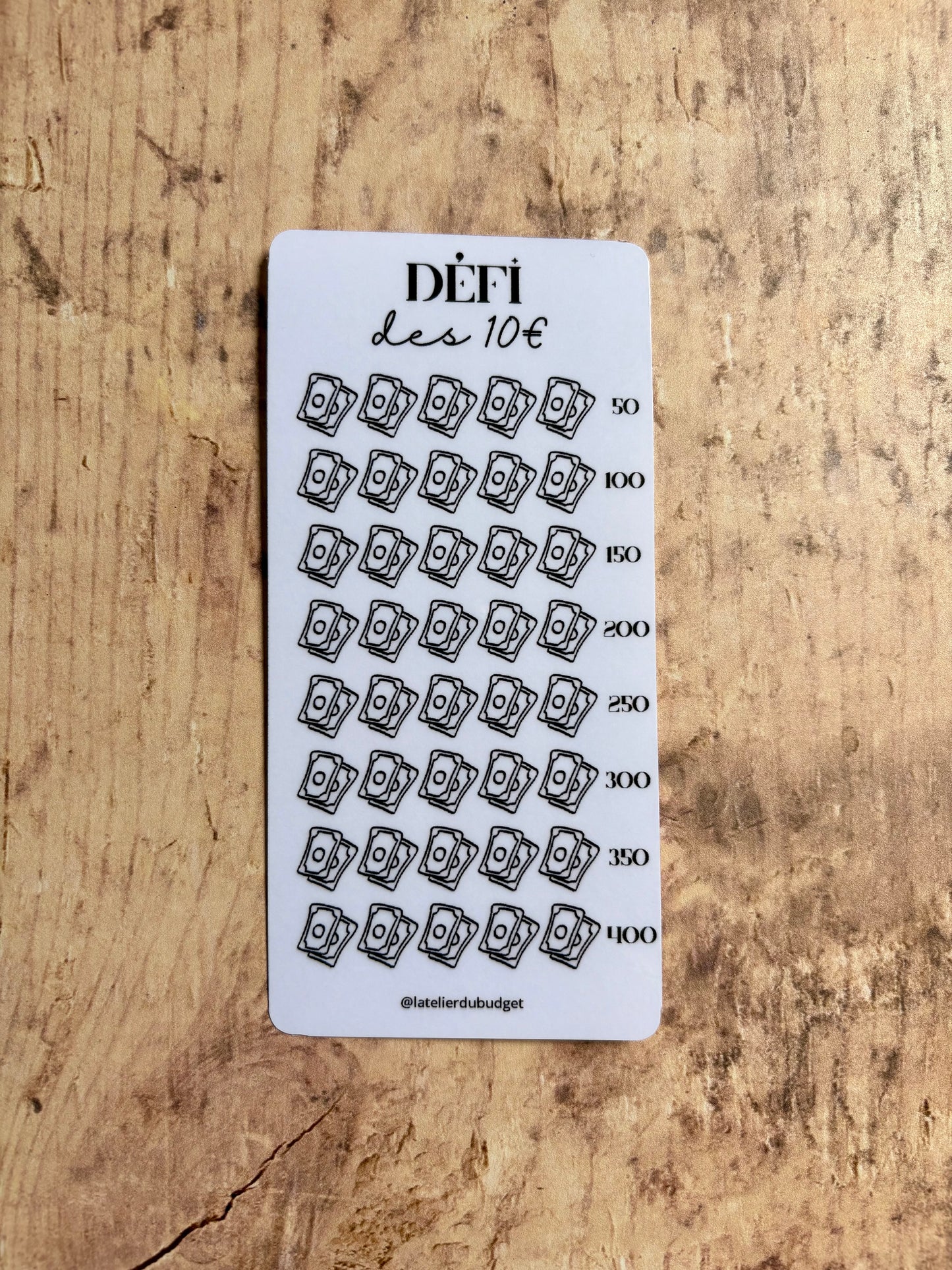 Défi des 10€ - A6 NEW