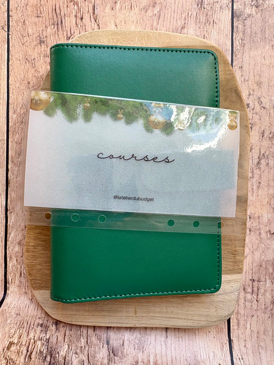 Enveloppe catégorie A6 #Boules dorées