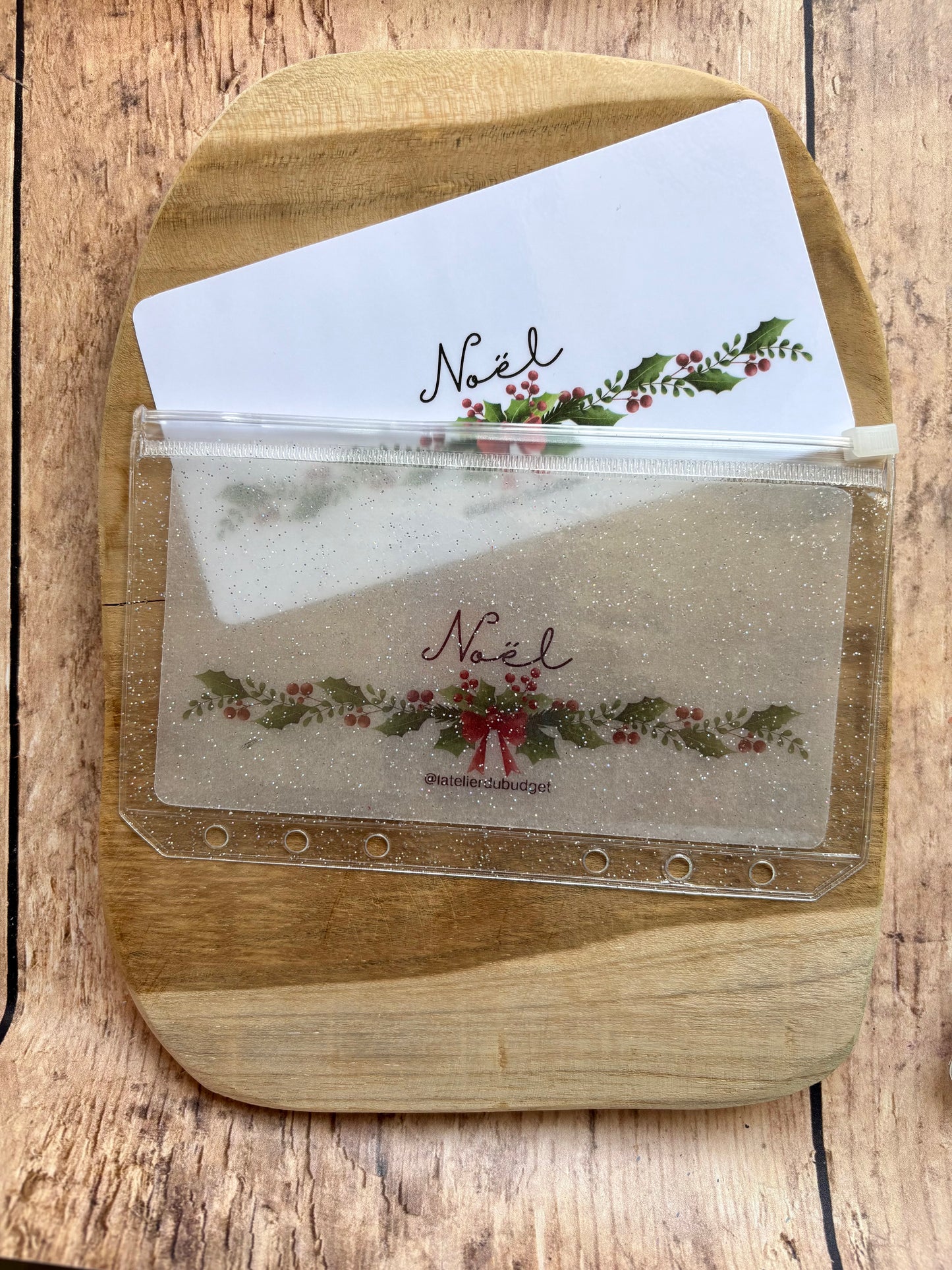 Insert pour enveloppes A6 à l'unité #Noël rouge