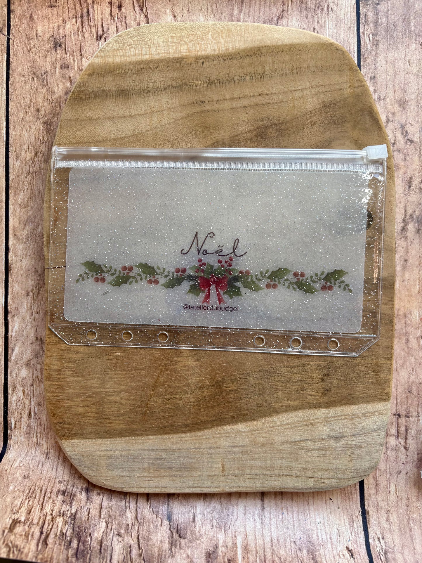 Insert pour enveloppes A6 à l'unité #Noël rouge