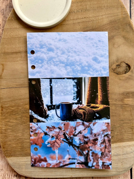 Page de garde - Ambiance enneigée A6