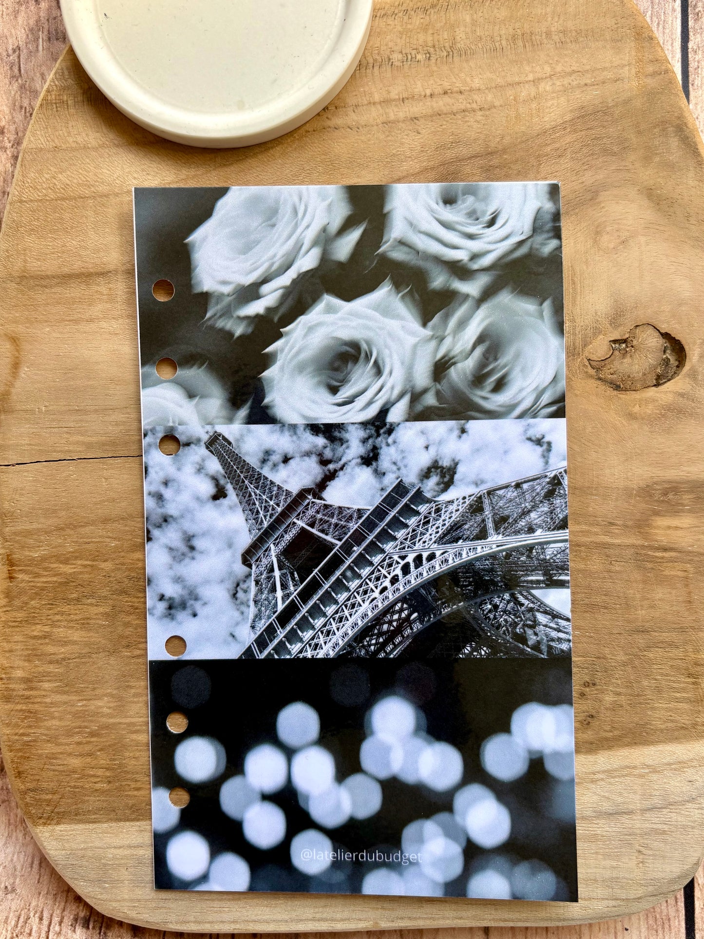 Page de garde - Paris en noir et blanc A6