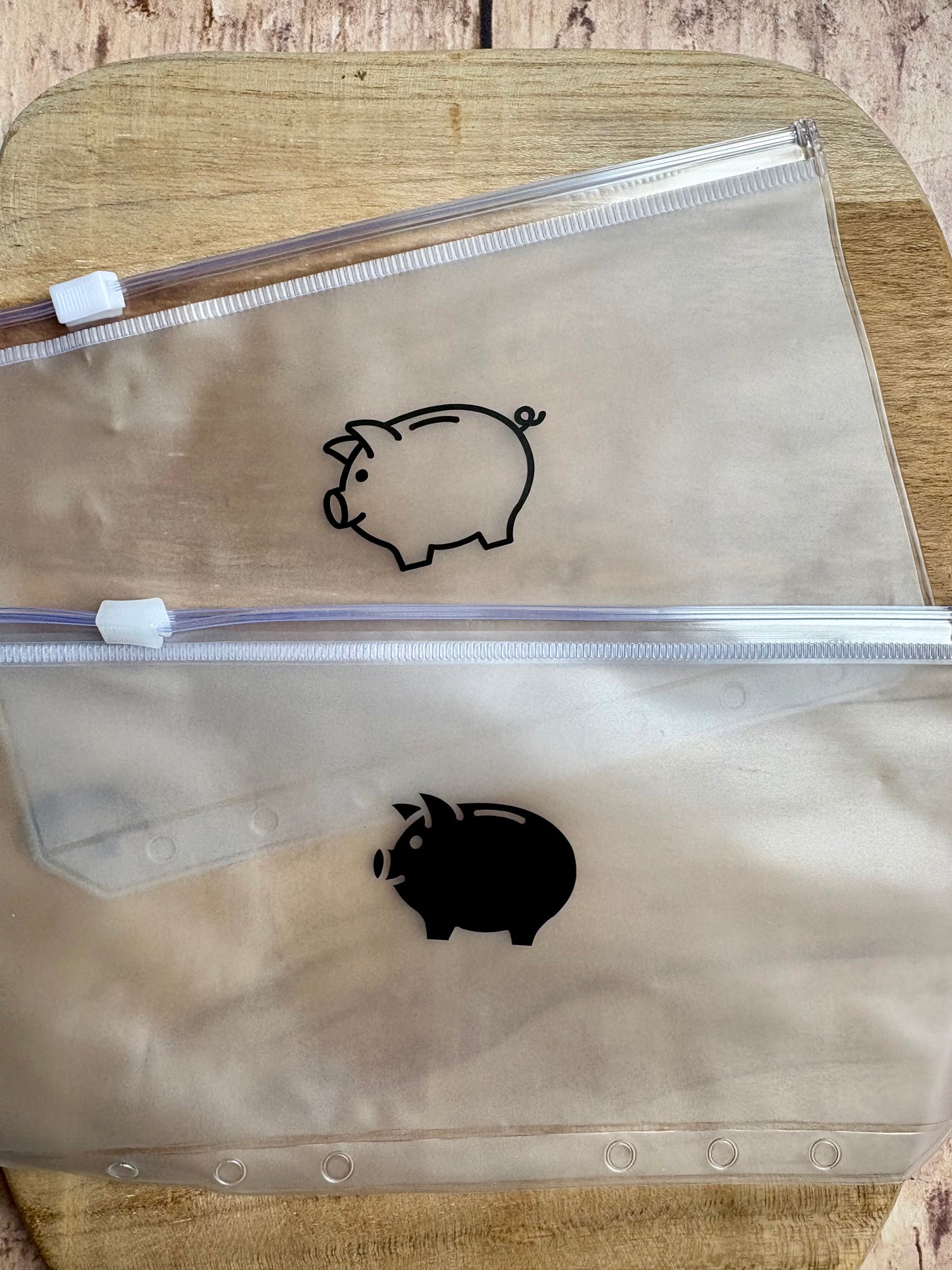 Enveloppe zippée monnaie