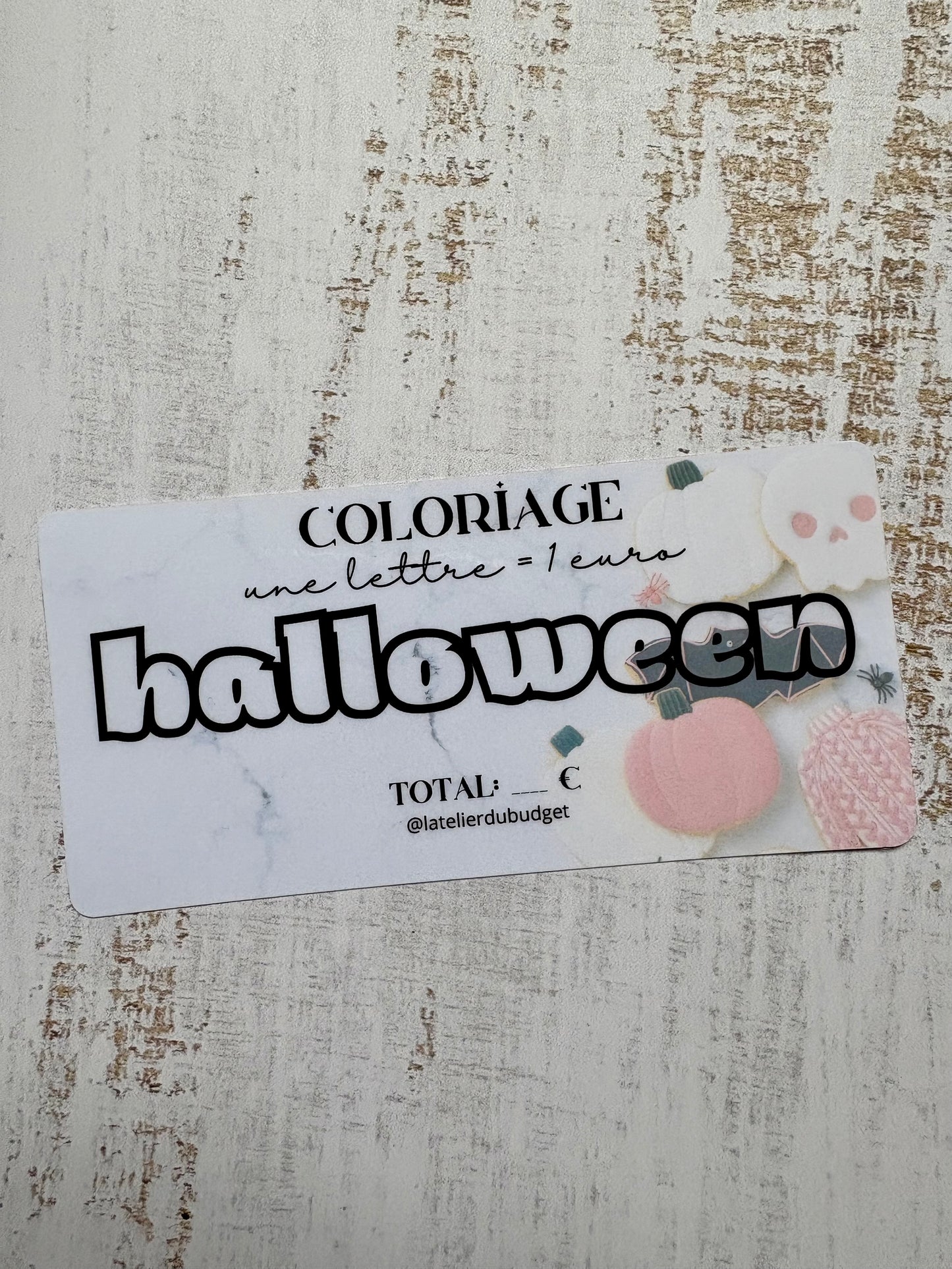Défi Halloween à colorier 👻