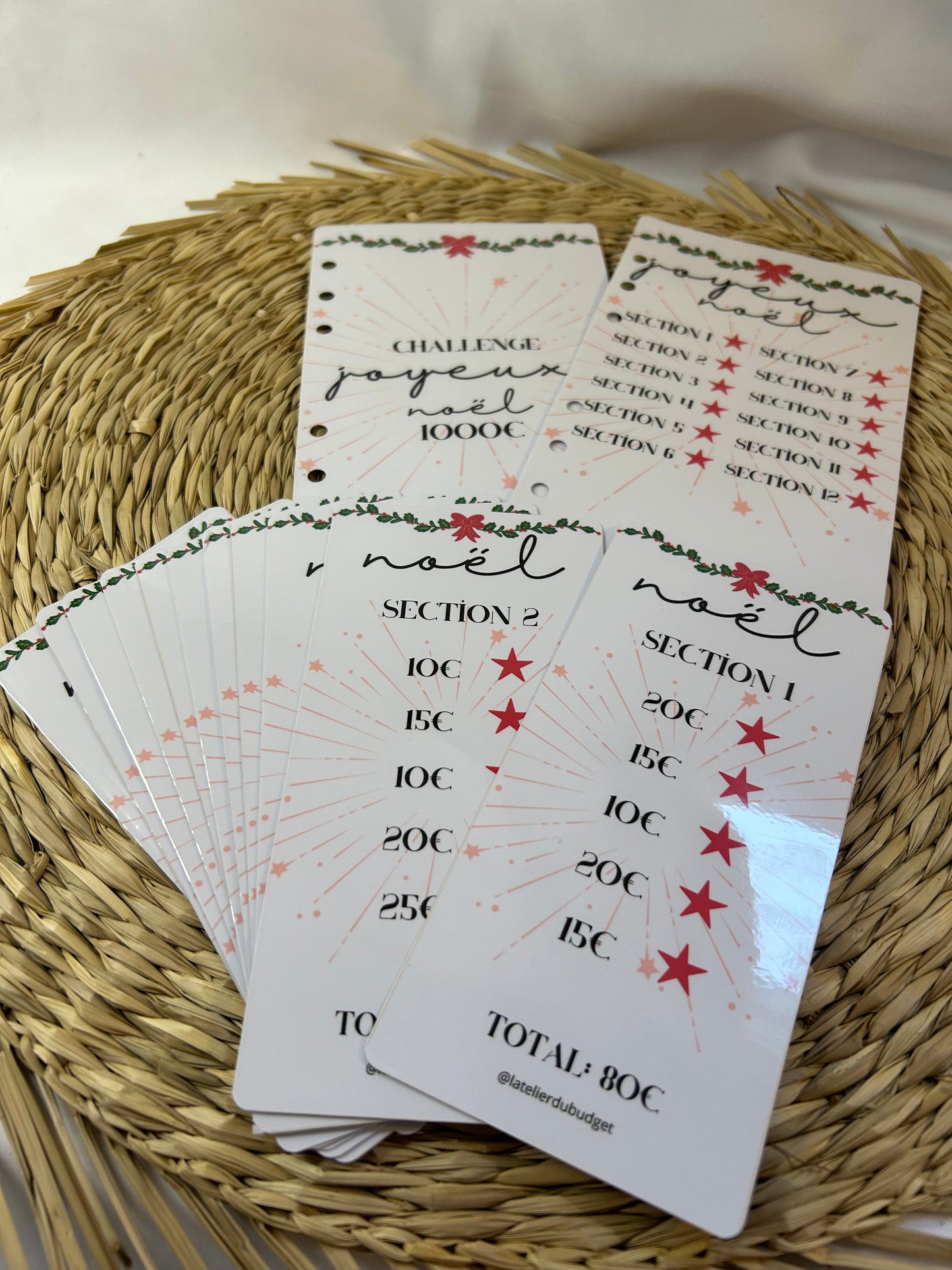 Challenge Joyeux Noël - 1000€ en 12 mois