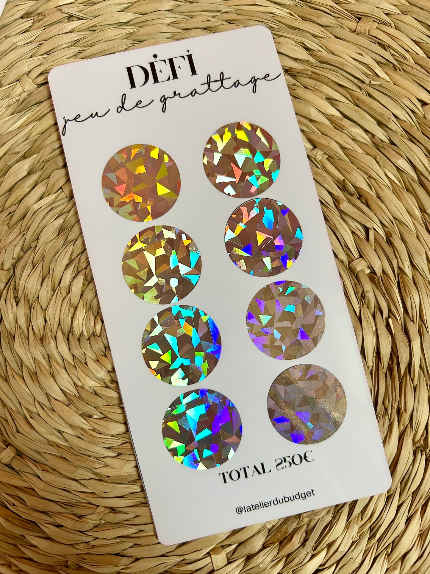 Défi jeu de grattage