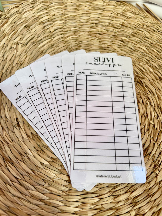 Pack de 6 trackers suivi - A6