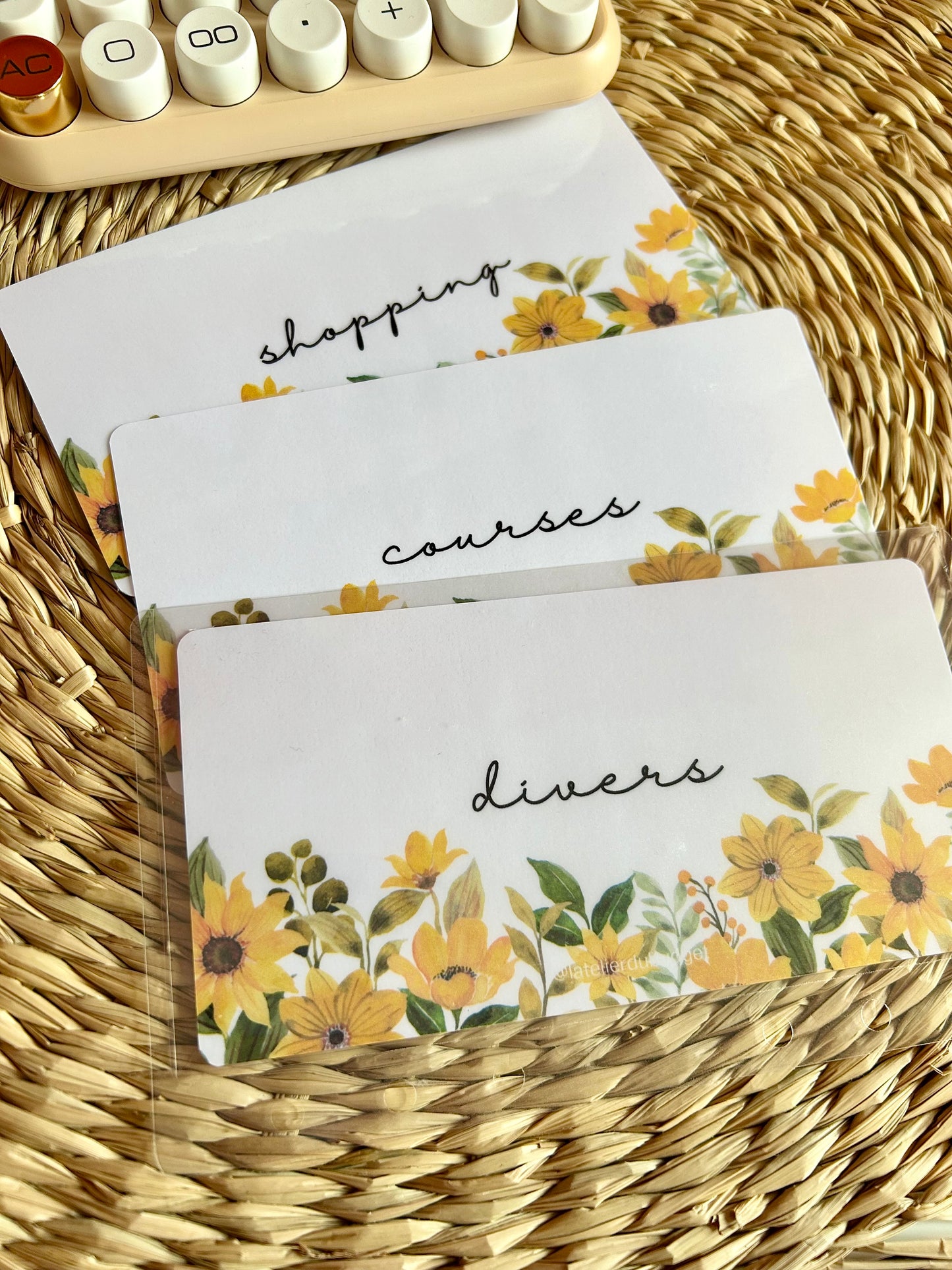 Insert pour enveloppes A6 à l'unité #1