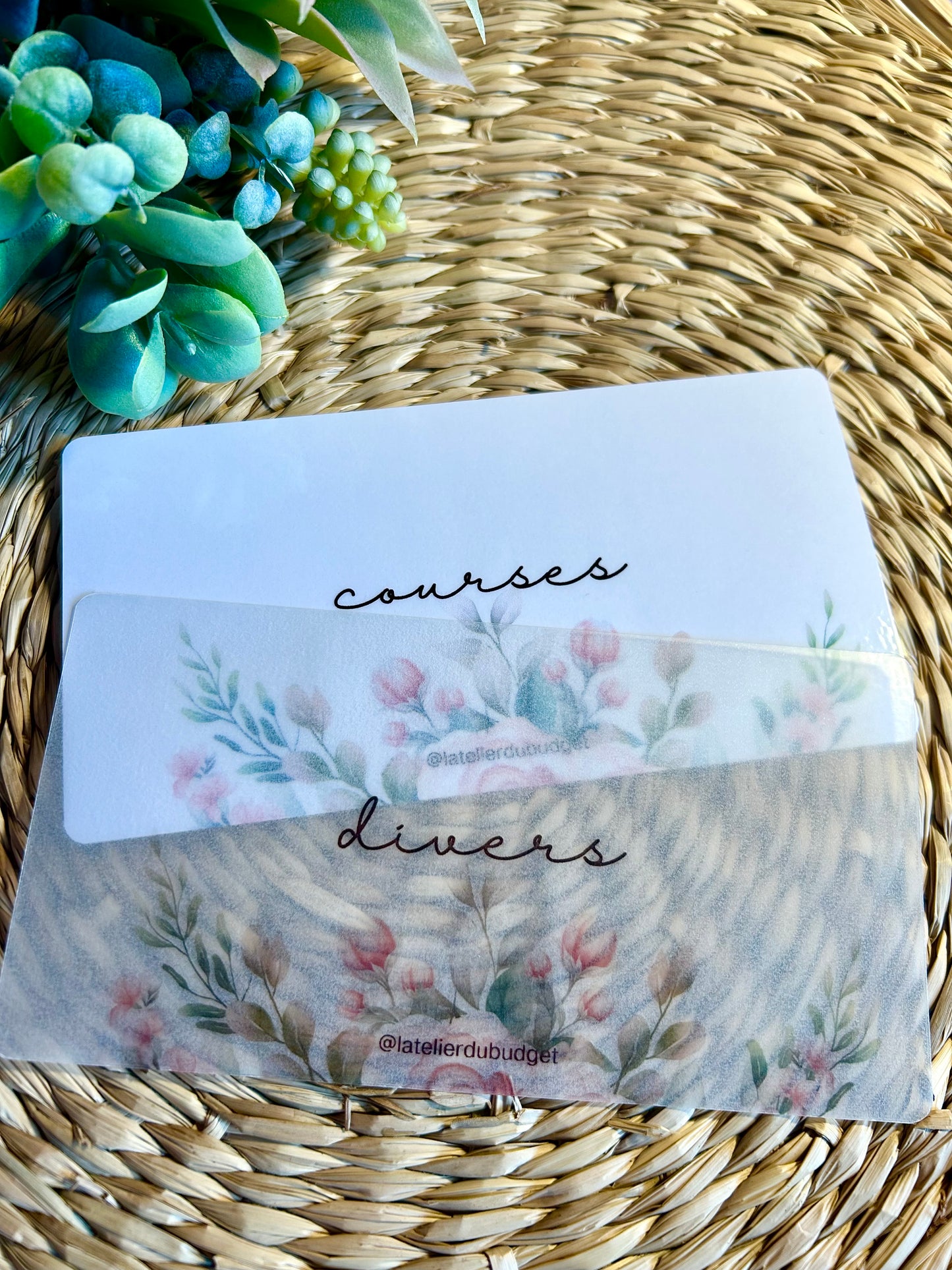 Insert pour enveloppes A6 à l'unité #2