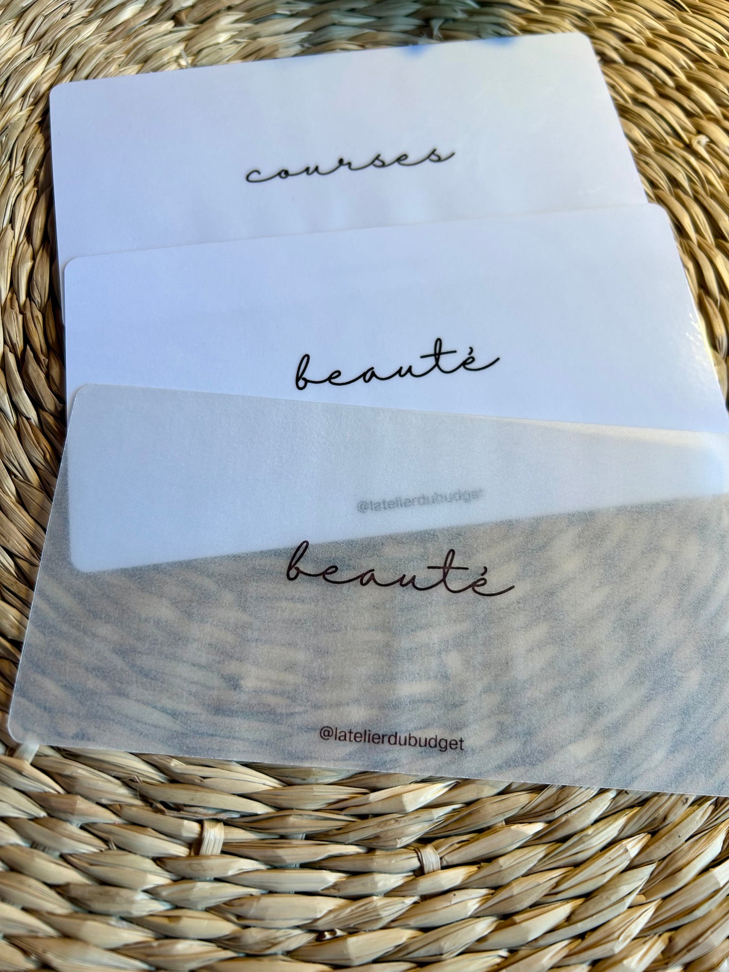 Insert pour enveloppes A6 à l'unité #4