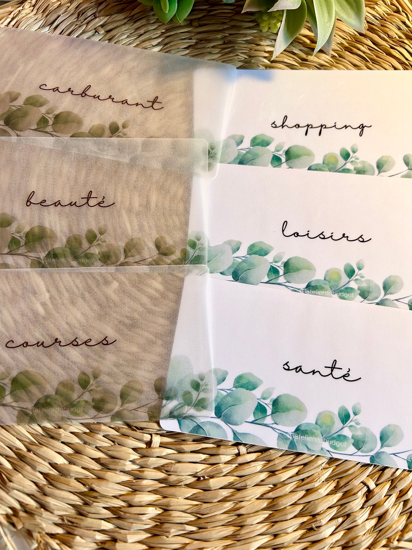 Insert pour enveloppes A6 à l'unité #3