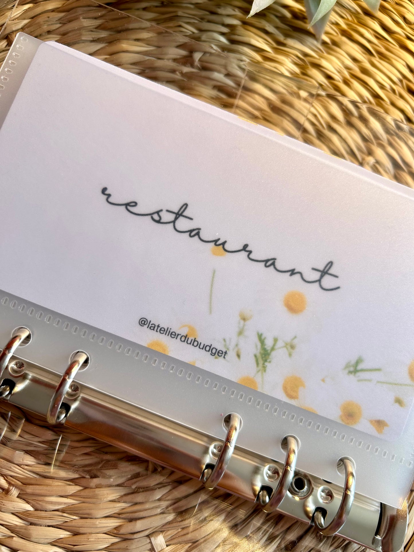 Insert pour enveloppes A6 à l'unité #5