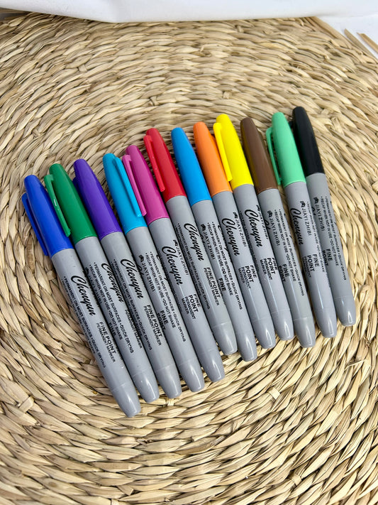 Marqueur permanent pastel - épais