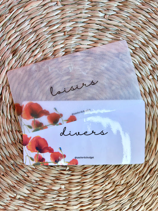 Insert pour enveloppes A6 à l'unité #6