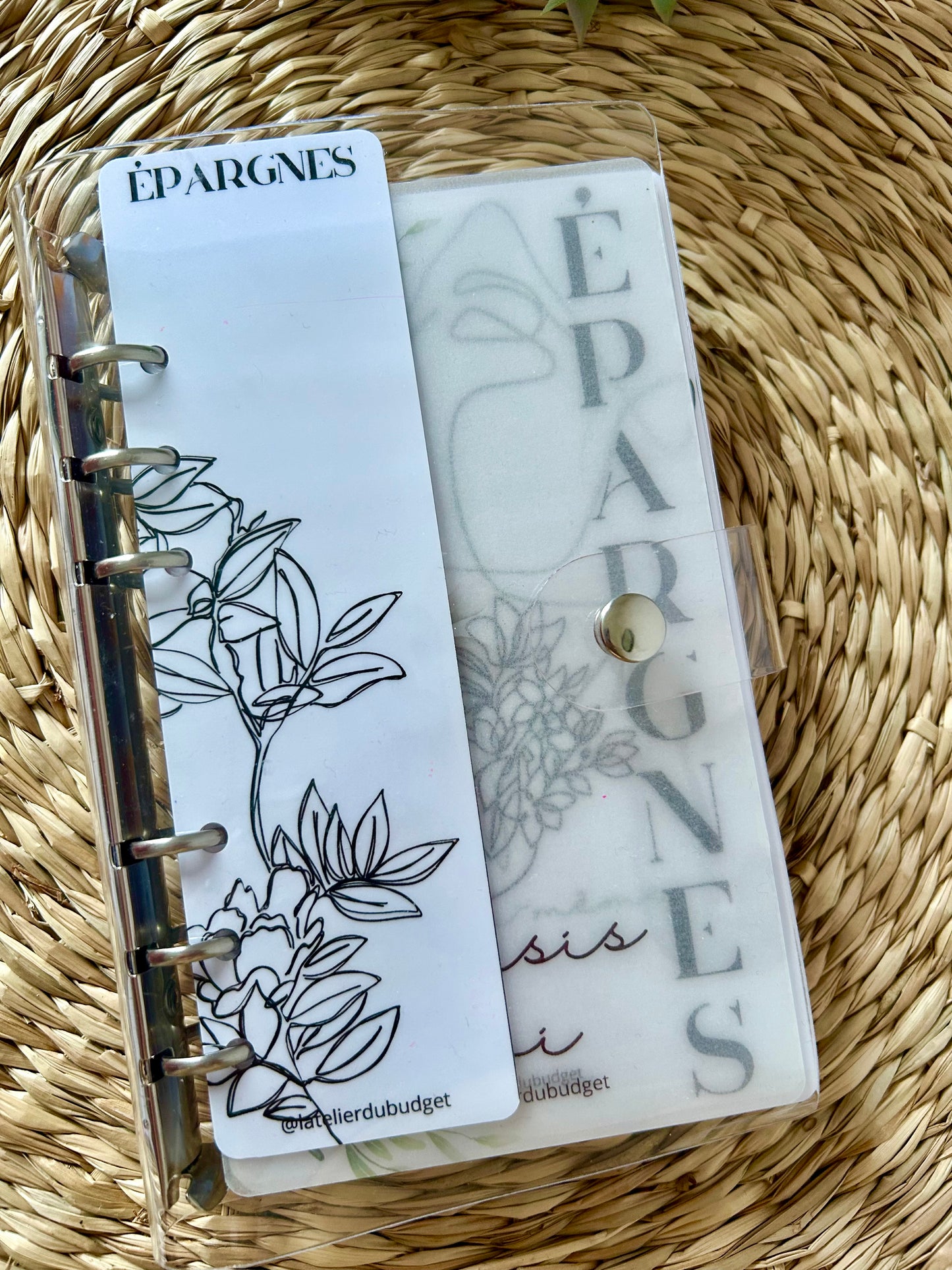 Page de garde "épargnes" semi-transparente