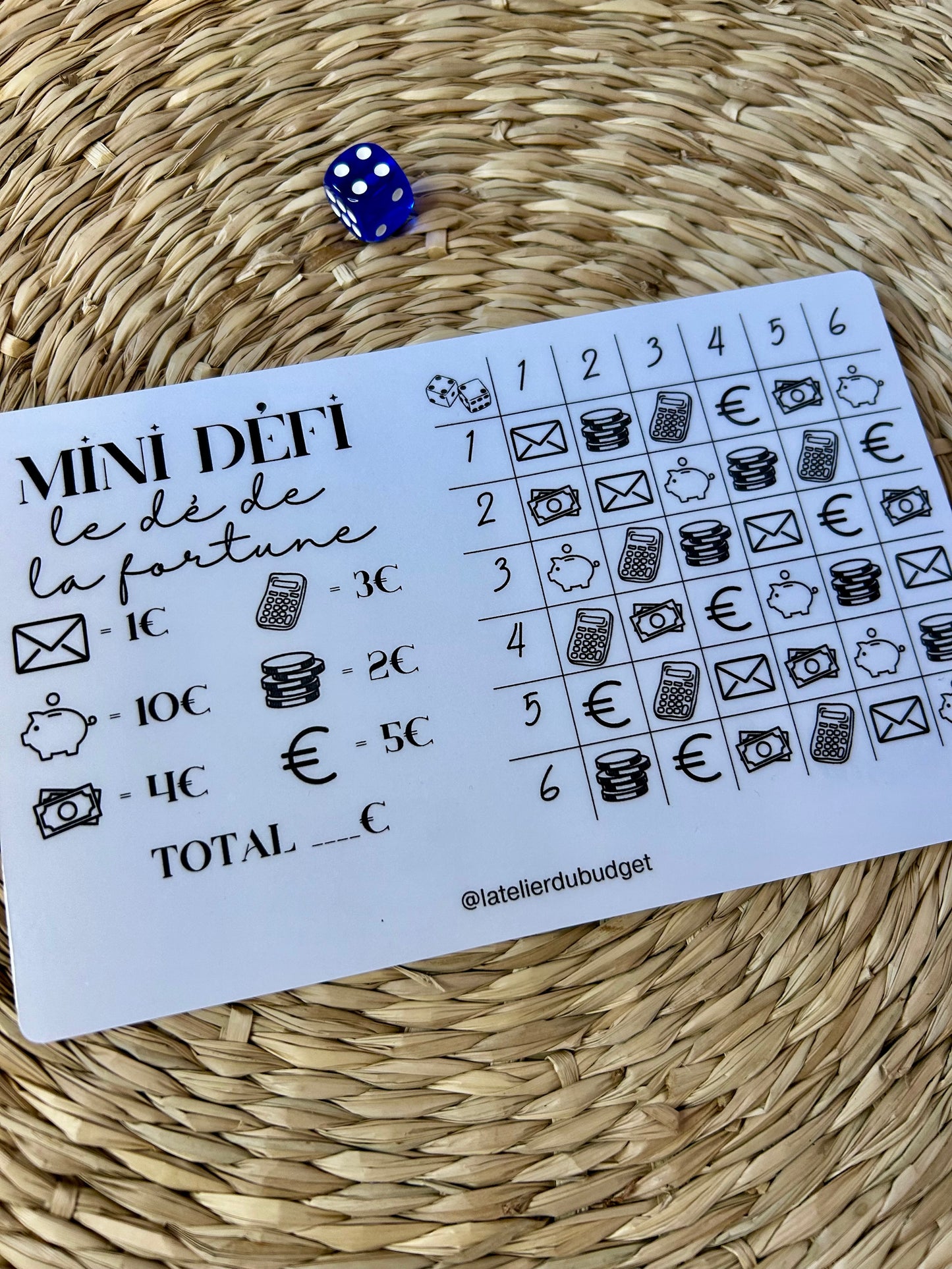 Défi "Le dé de la fortune" - A5