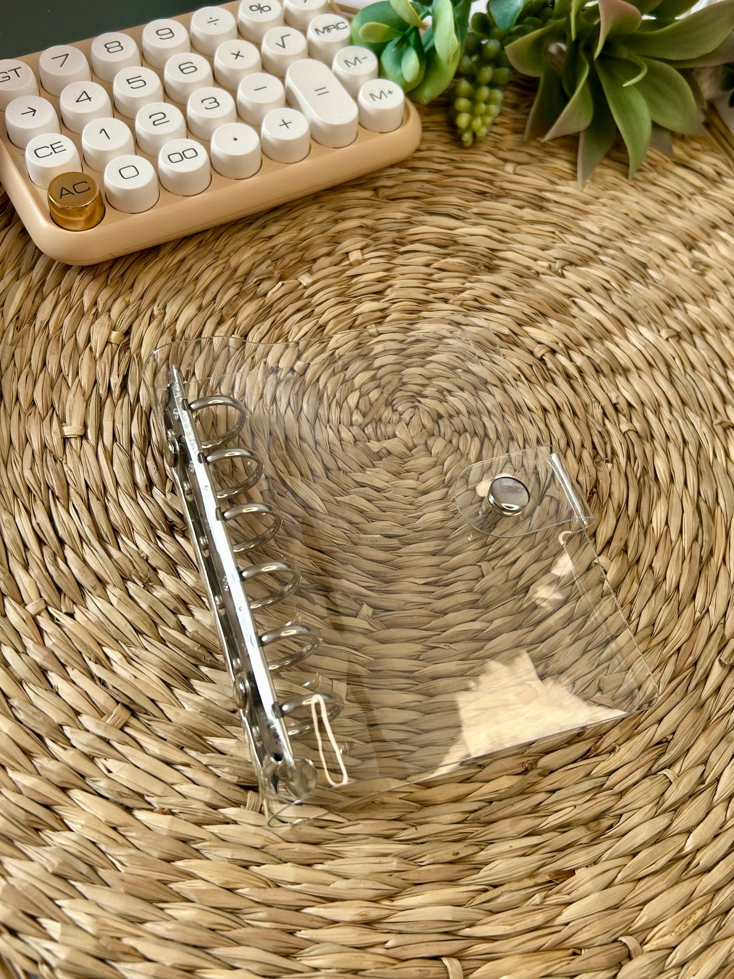 Classeur A7 - Gris transparent