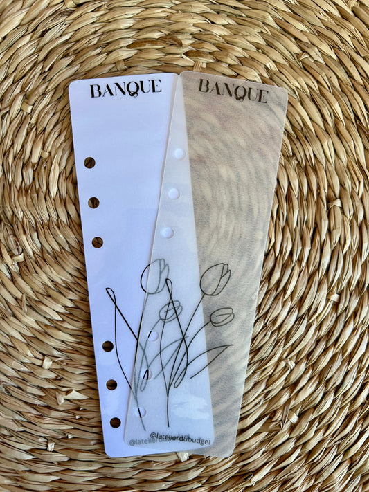 Intercalaire "banque" - format A6