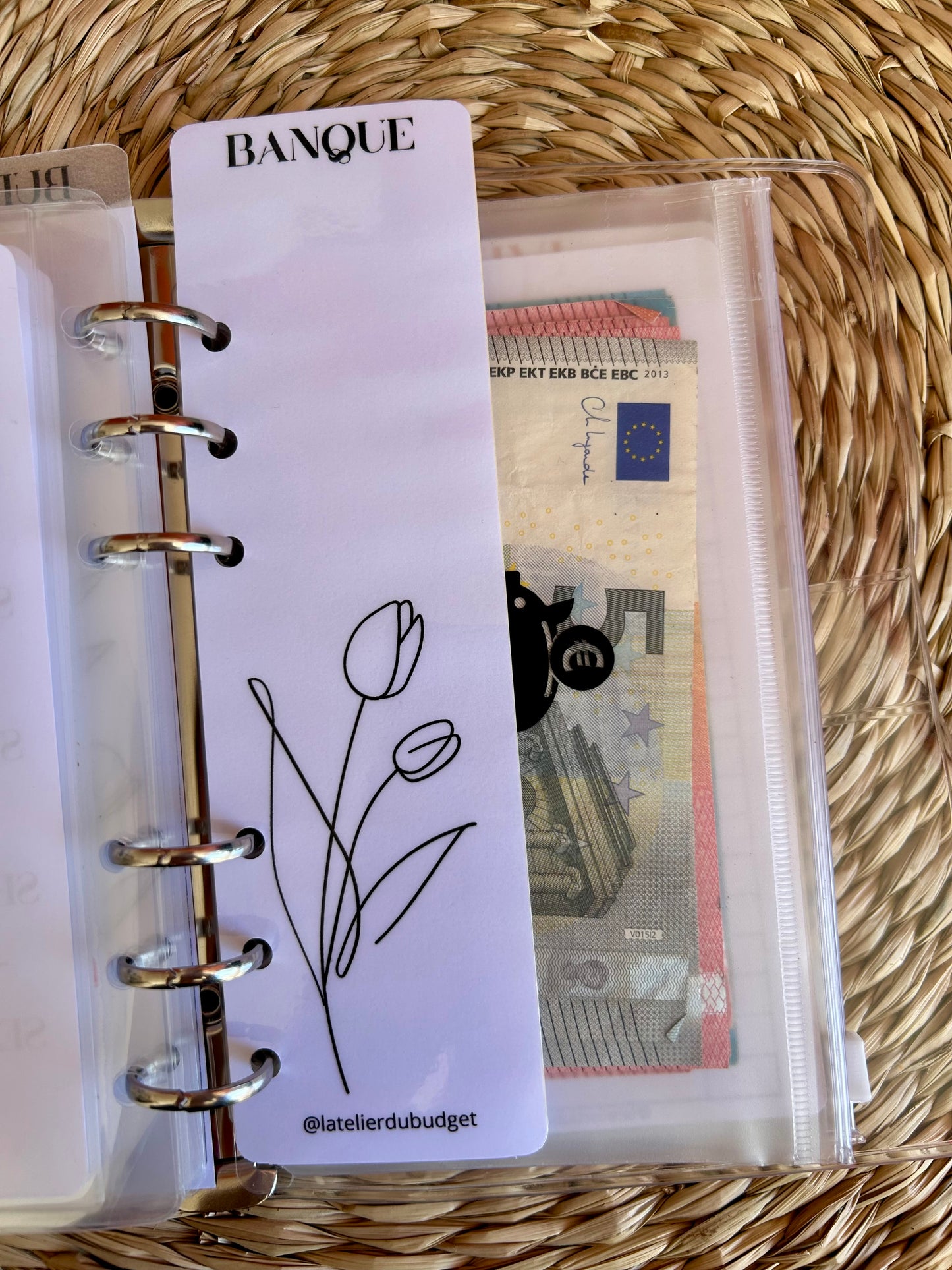 Intercalaire "banque" - format A6