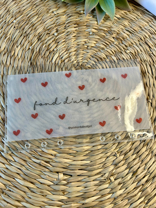 Insert pour enveloppes A6 à l'unité #coeur