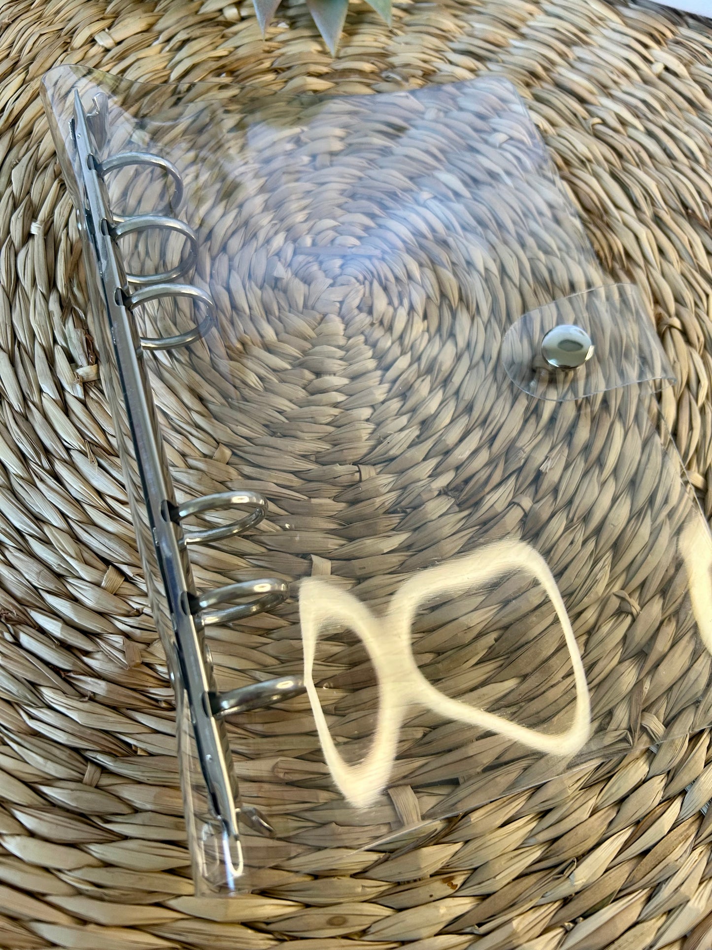 Classeur A6 - Gris transparent